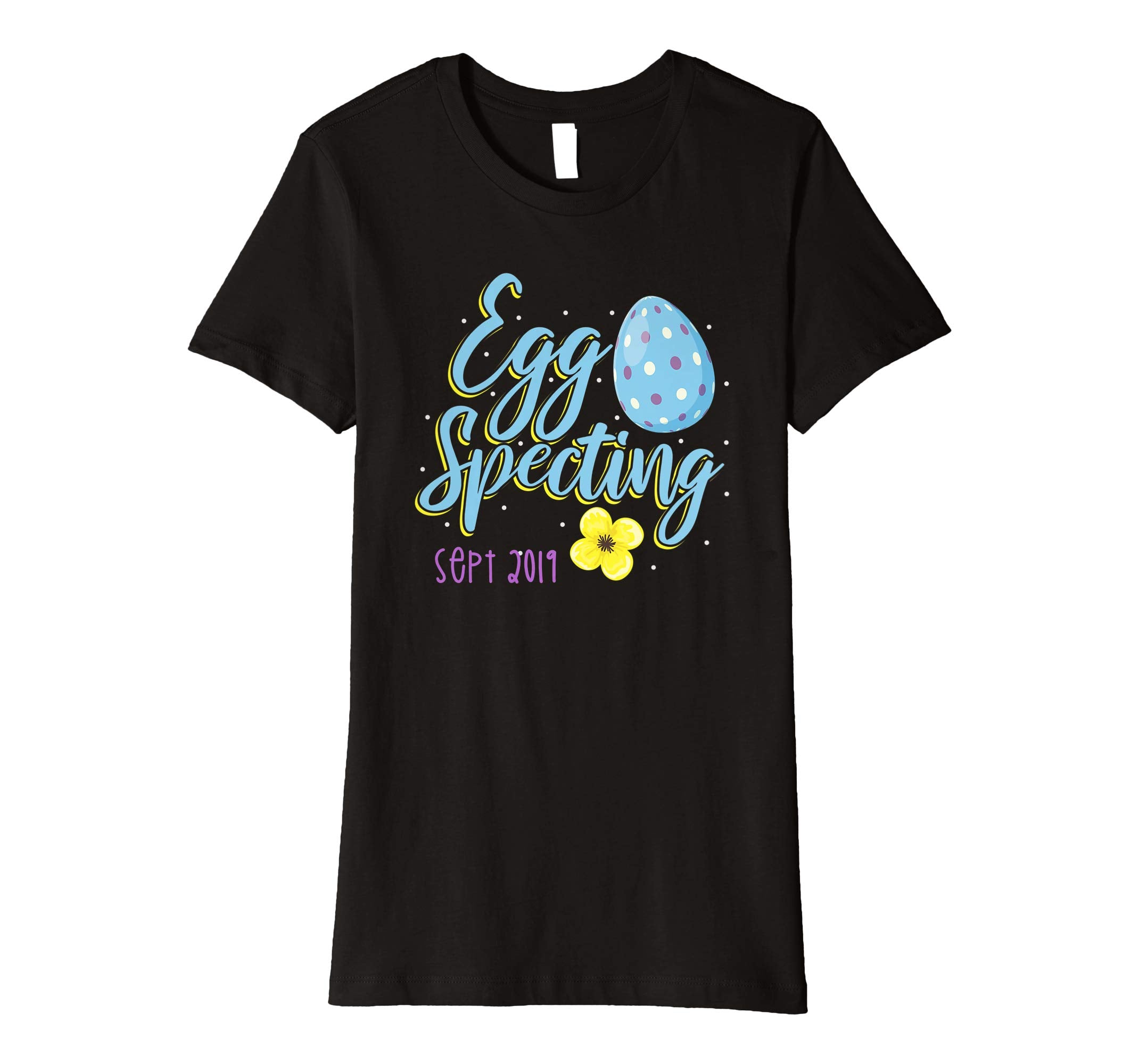 Eggspecting a Baby T Shirt Easter Egg September 2019