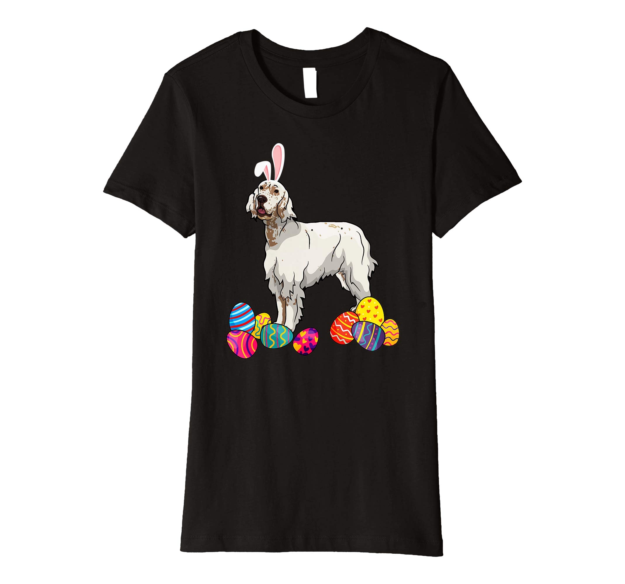 English Setter Bunny Ear With Egg Easter Easter Day Shirt