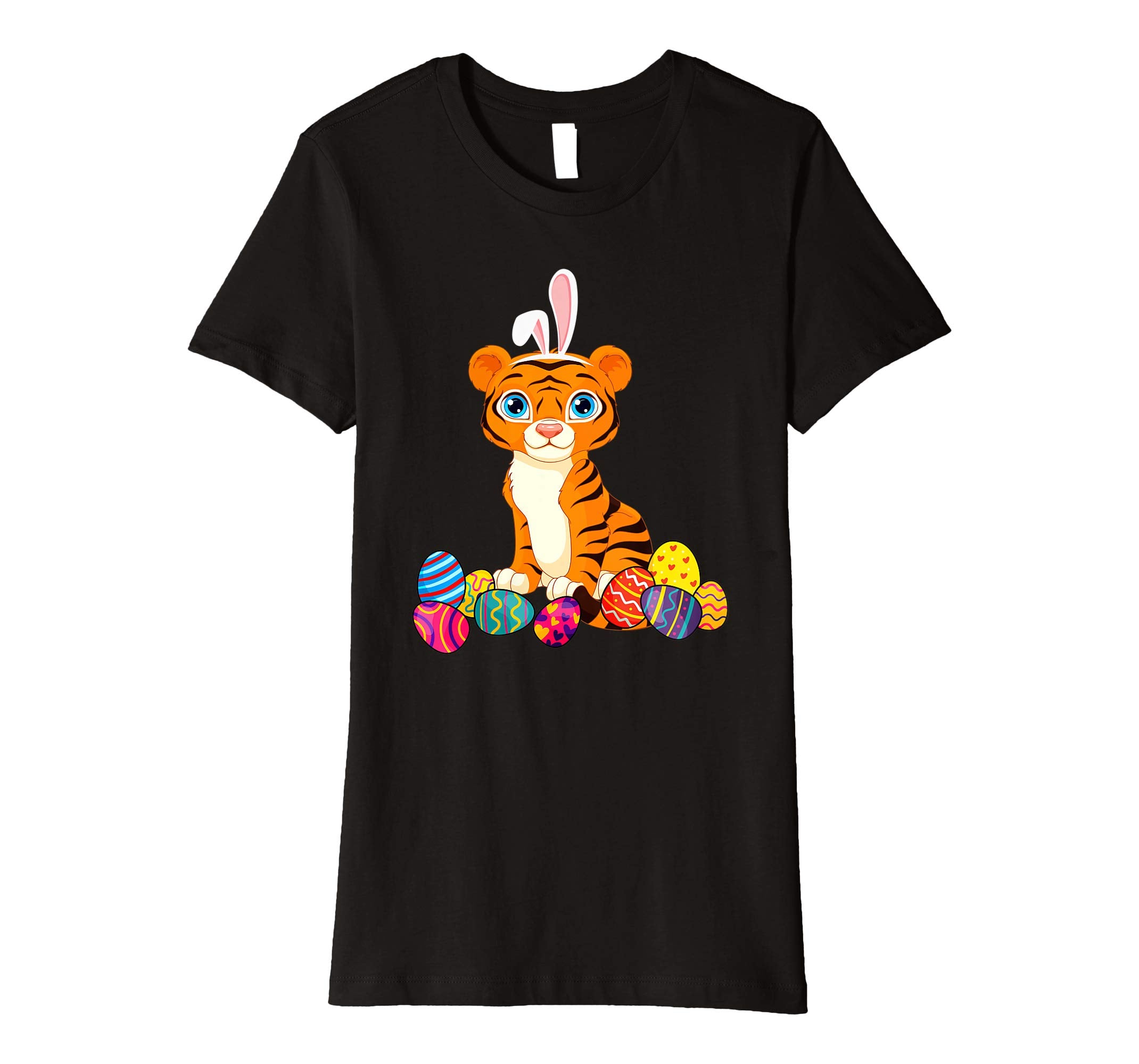 Tiger Bunny Ear With Egg Easter Easter Day Shirt