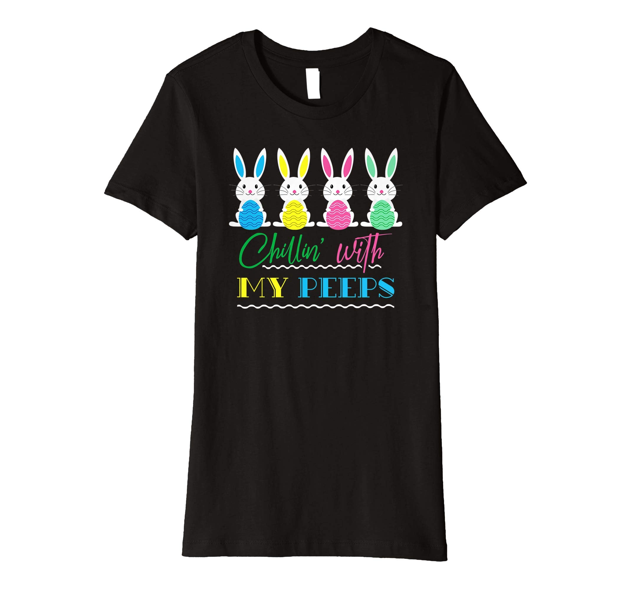 Funny Easter Chillin' with my Peeps Bunnies T-Shirt