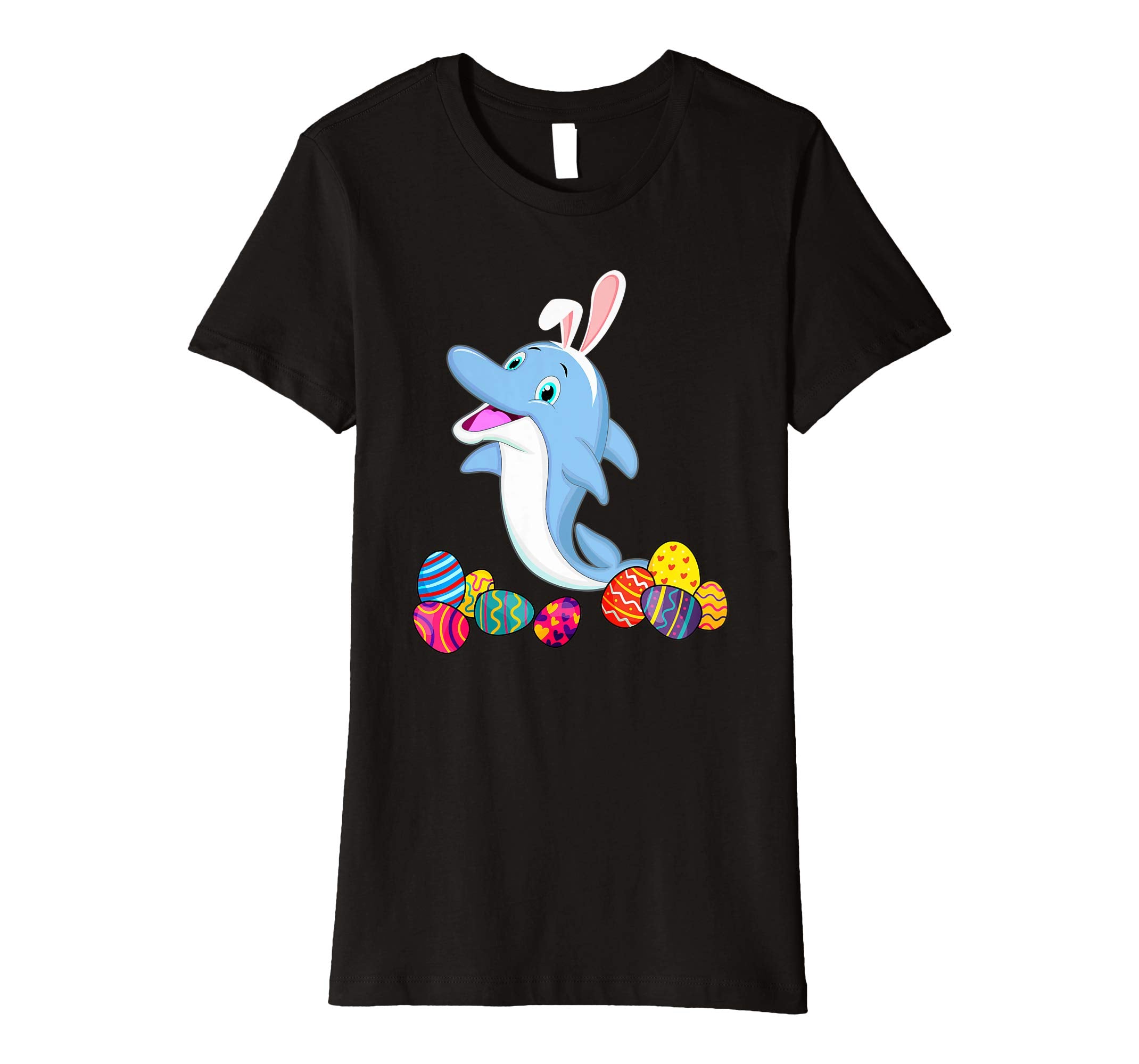 Dolphin Bunny Ear With Egg Easter Easter Day Shirt