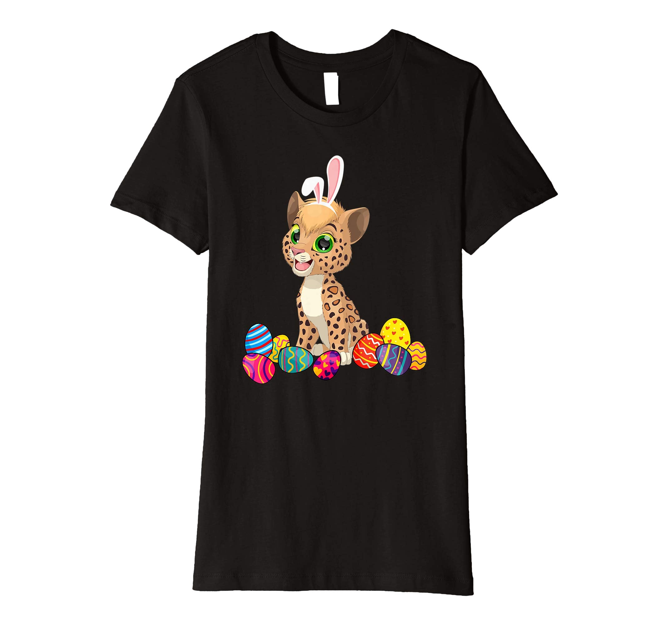 Leopard Bunny Ear With Egg Easter Easter Day Shirt