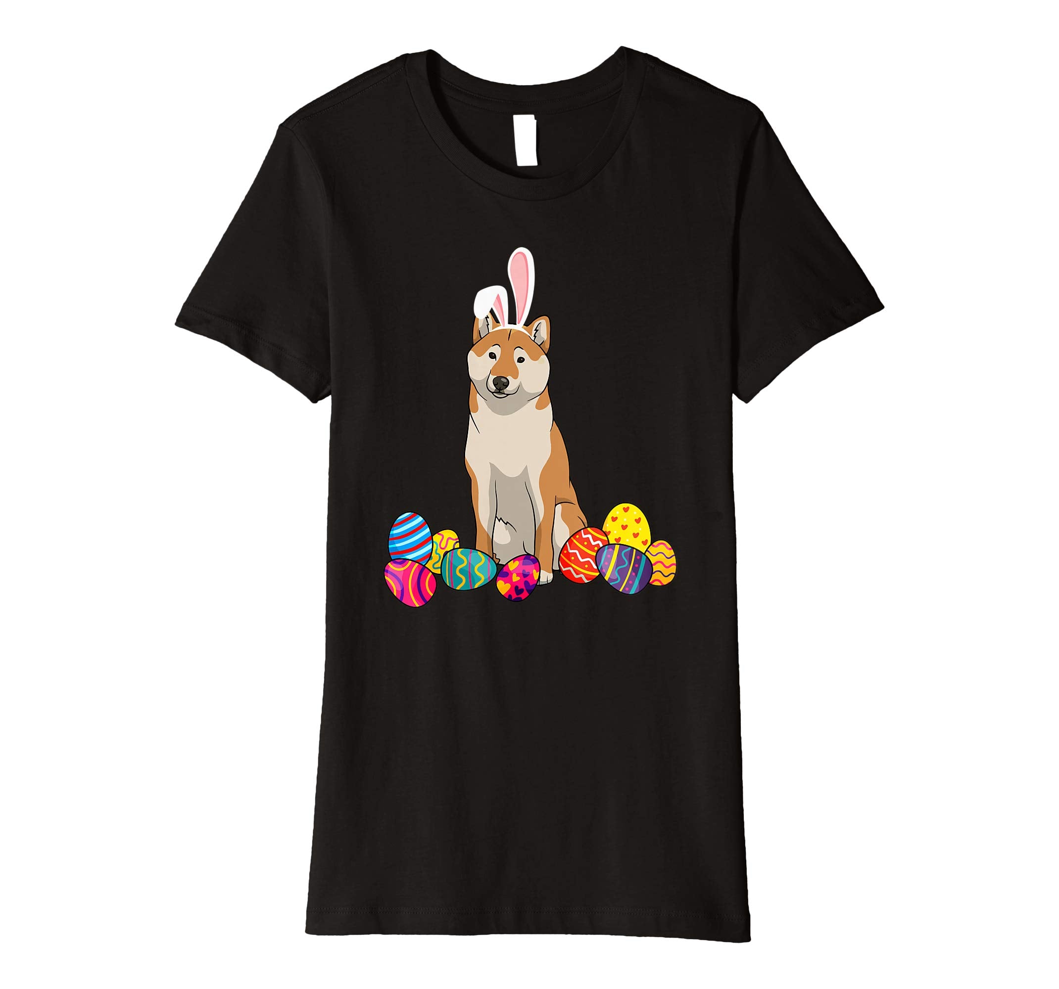 Shiba Bunny Ear With Egg Easter Easter Day Shirt