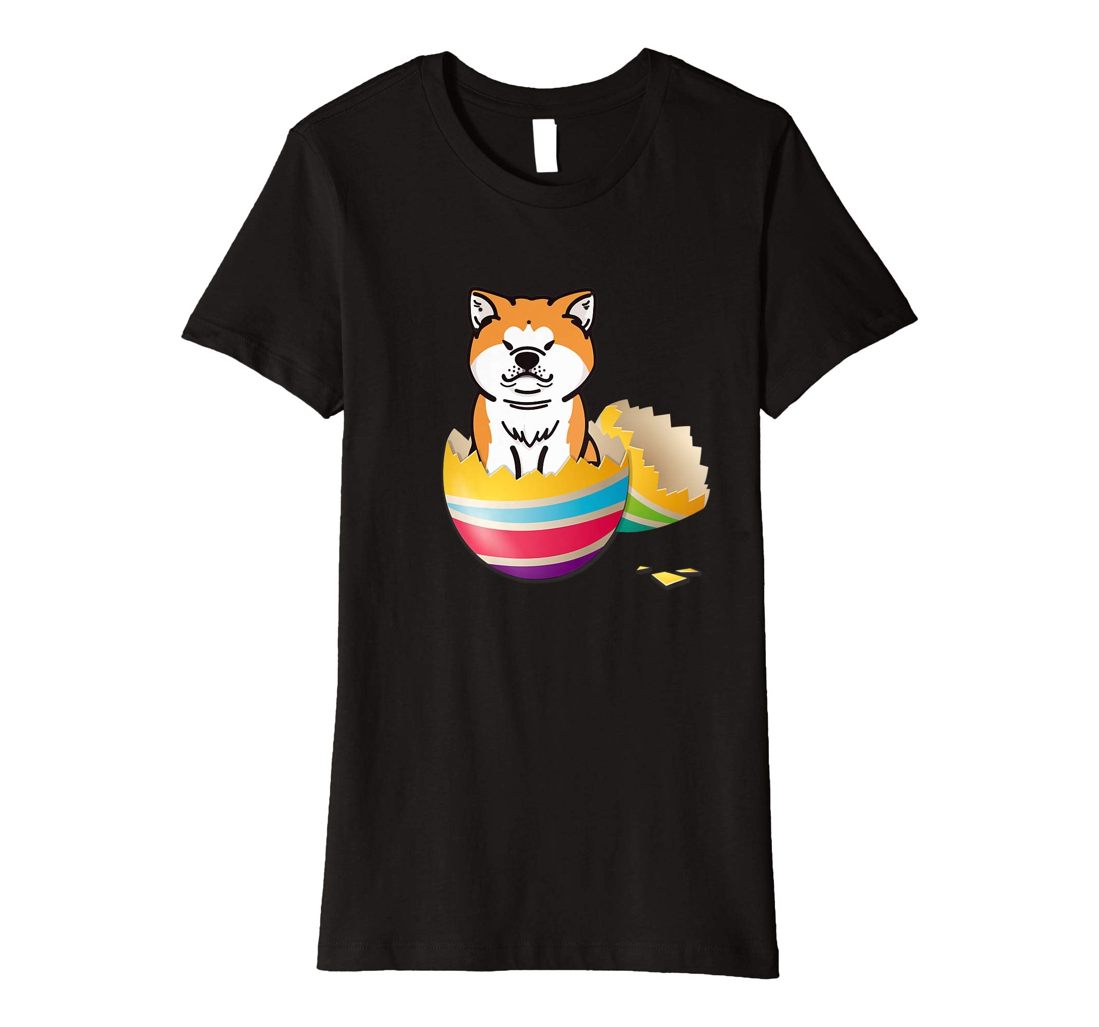 Akita Hatching From Easter Egg Easter Day Shirt