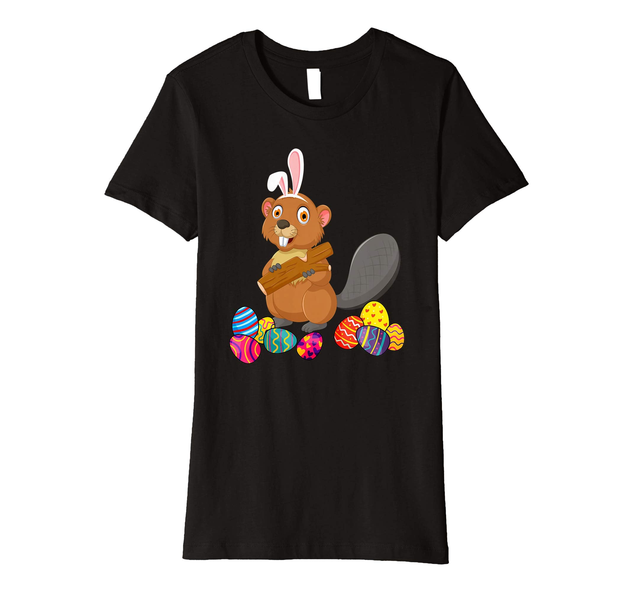 Beaver Bunny Ear With Egg Easter Easter Day Shirt