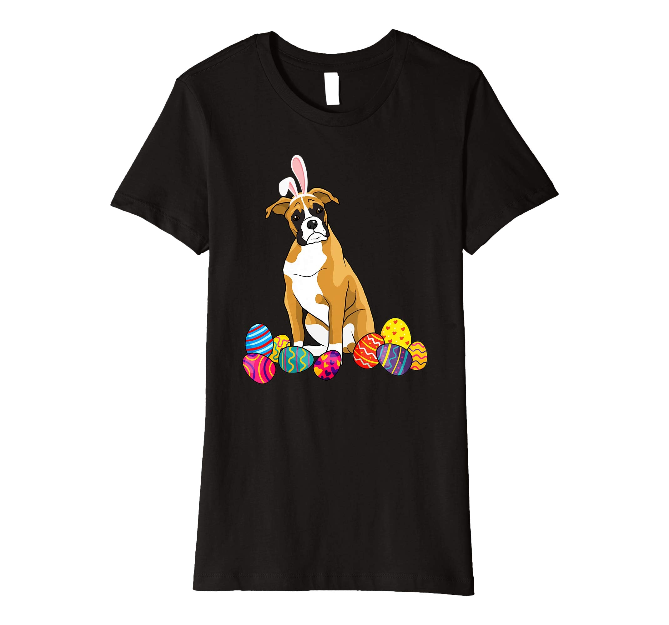 Boxer Bunny Ear With Egg Easter Easter Day Shirt