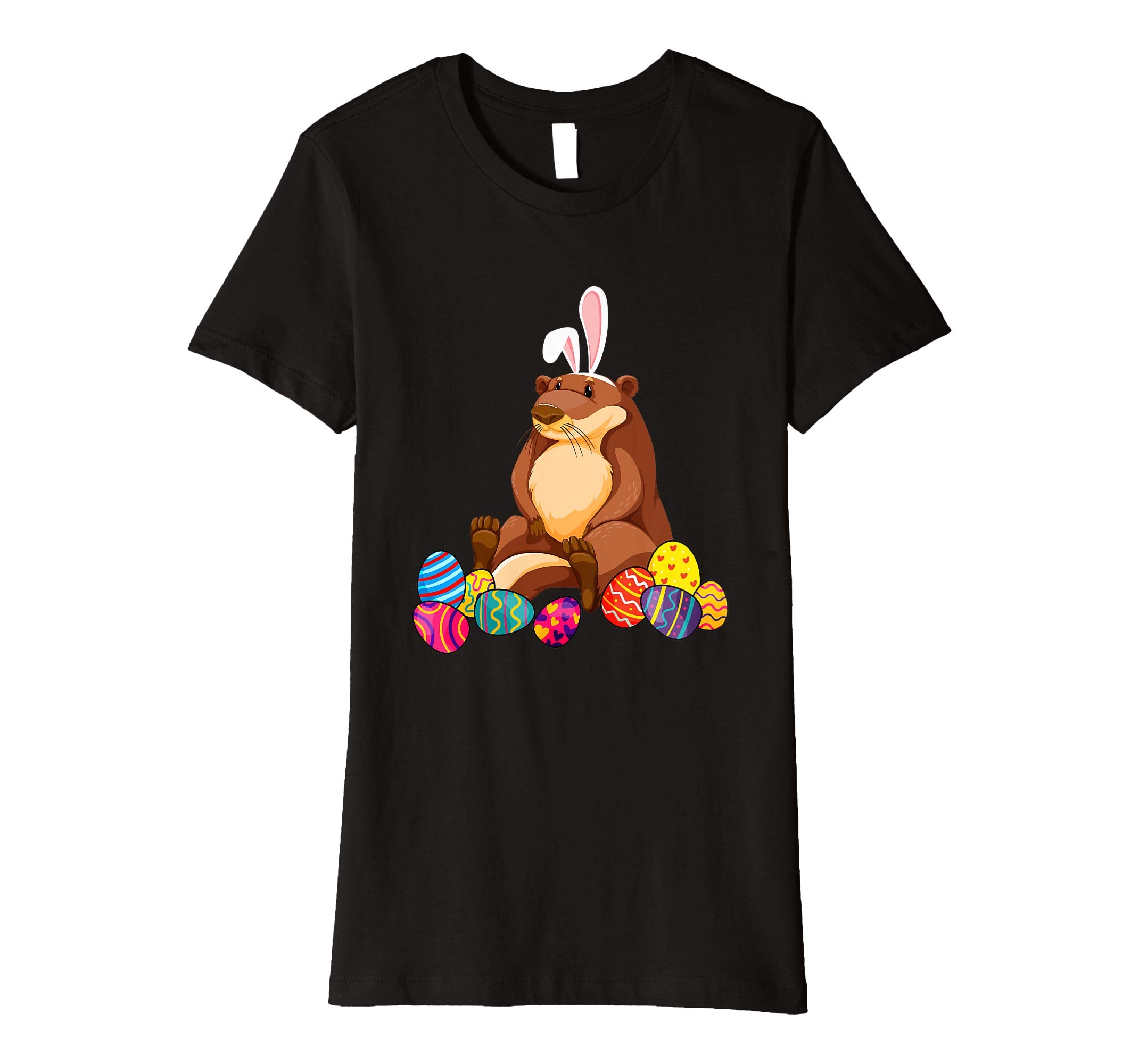 Otter Bunny Ear With Egg Easter Easter Day Shirt