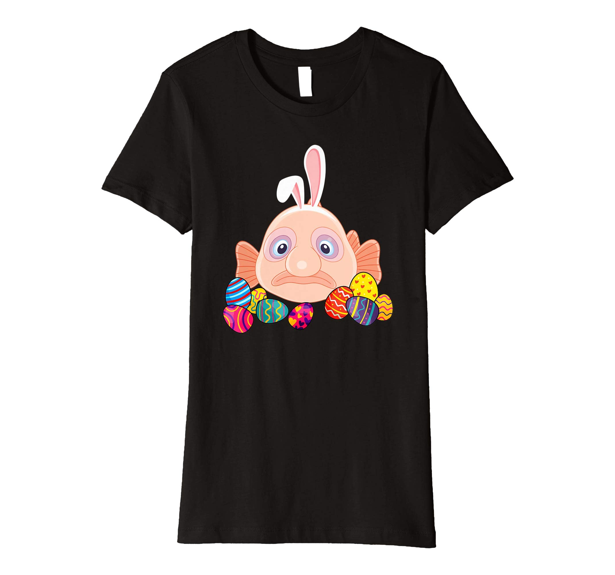 Blob Fish Bunny Ear With Egg Easter Easter Day Shirt