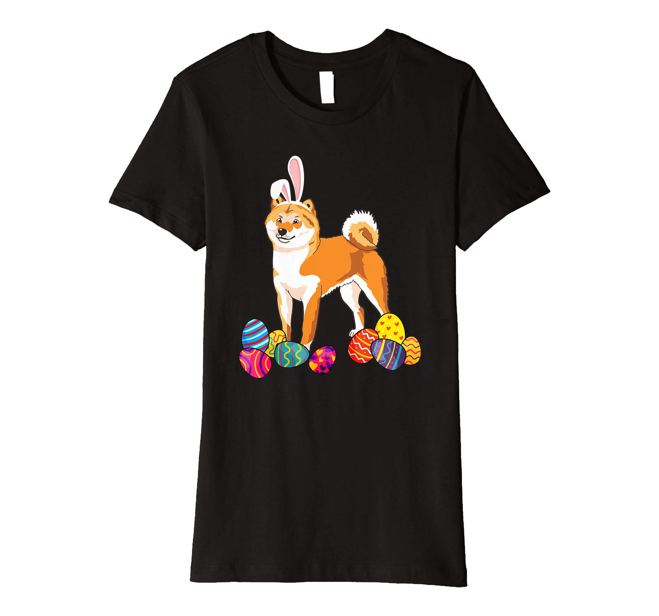 Akita Bunny Ear With Egg Easter Easter Day Shirt