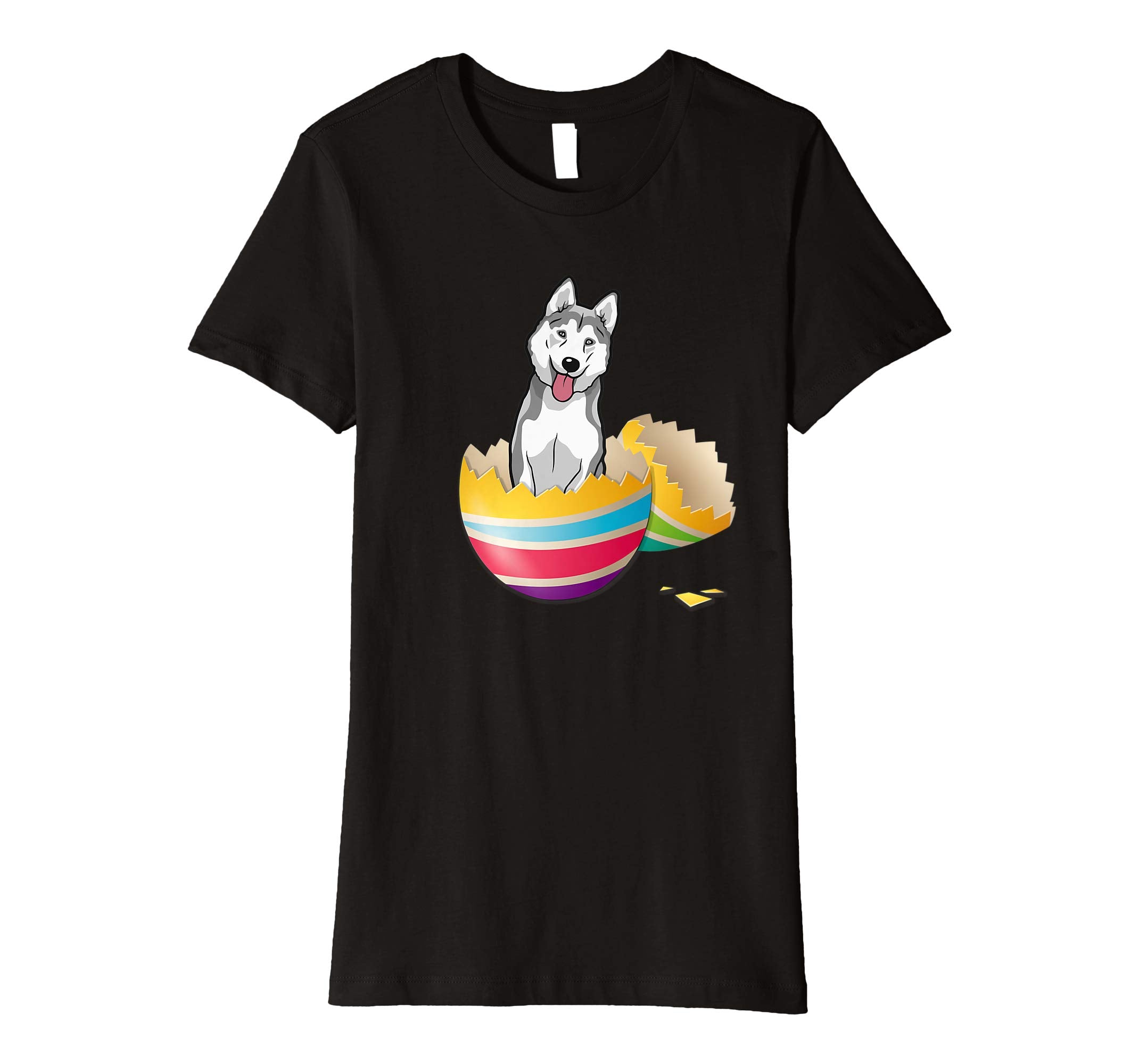 Husky Hatching From Easter Egg Easter Day Shirt