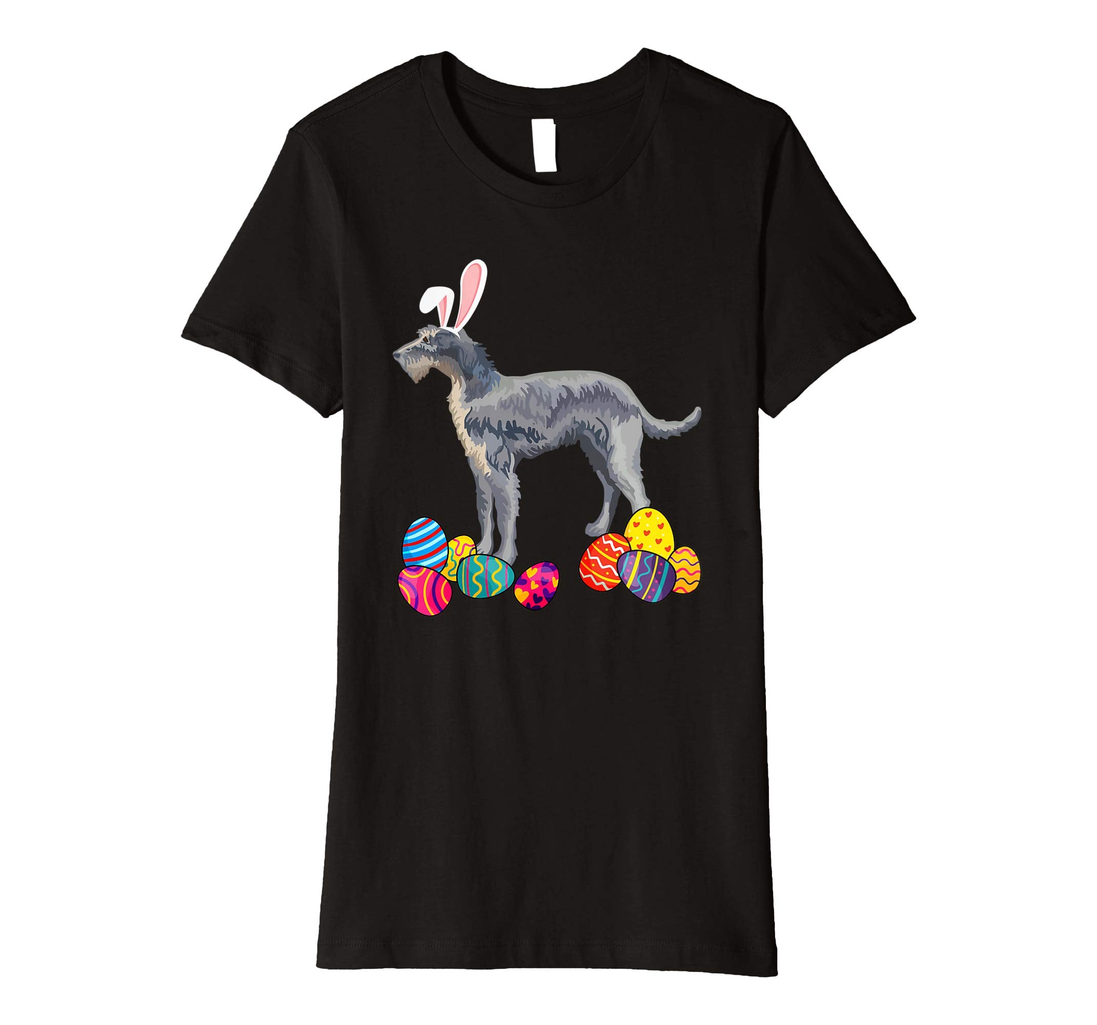 Irish Wolfhound Bunny Ear With Egg Easter Easter Day Shirt