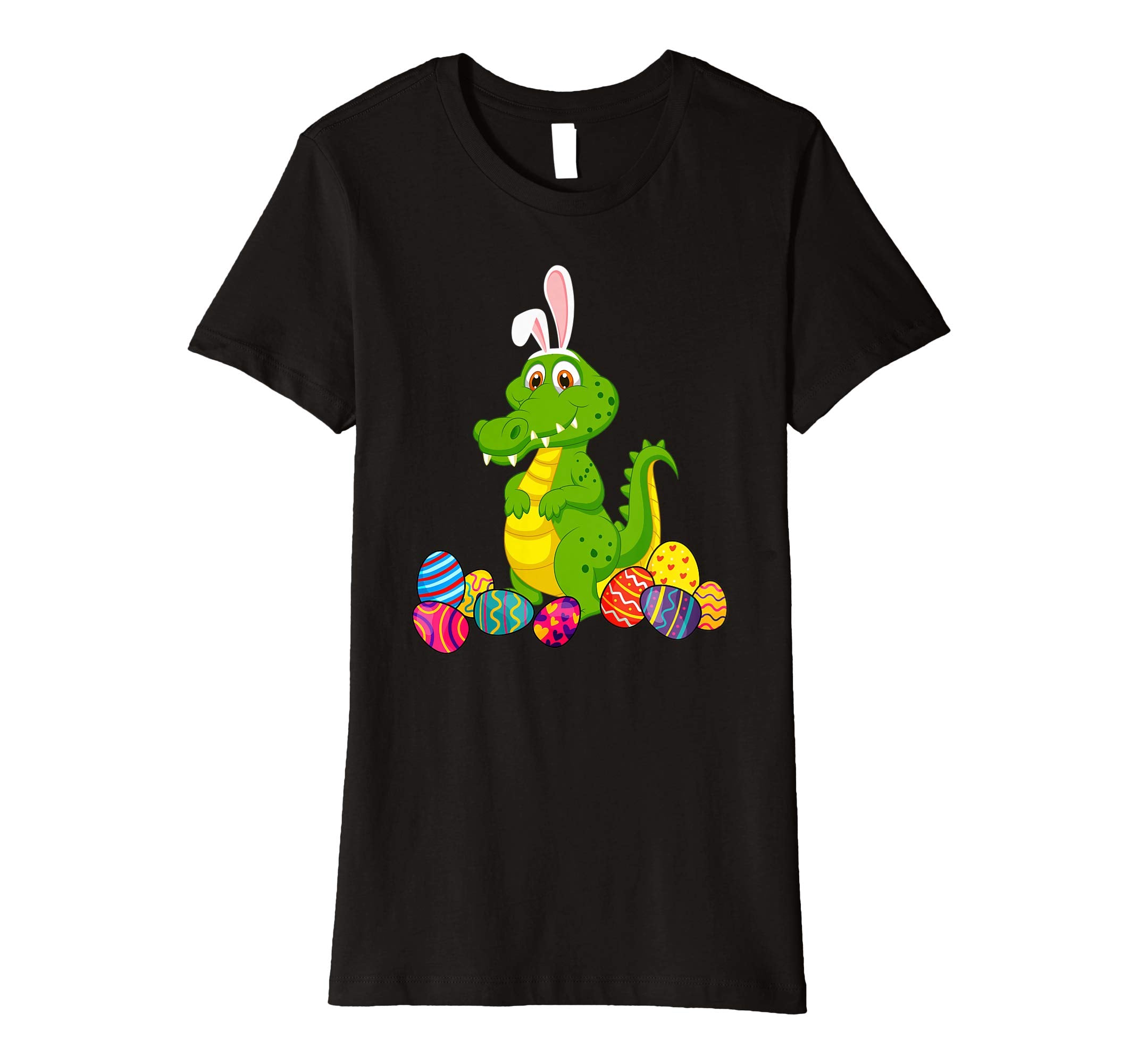 Crocodile Bunny Ear With Egg Easter Easter Day Shirt