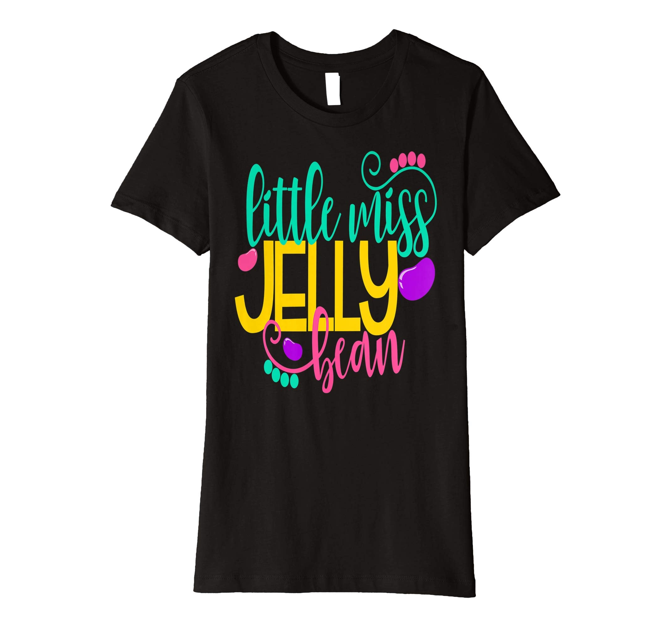 Girls Easter Shirt Kids LittleMiss Jelly Bean Daughter Cute