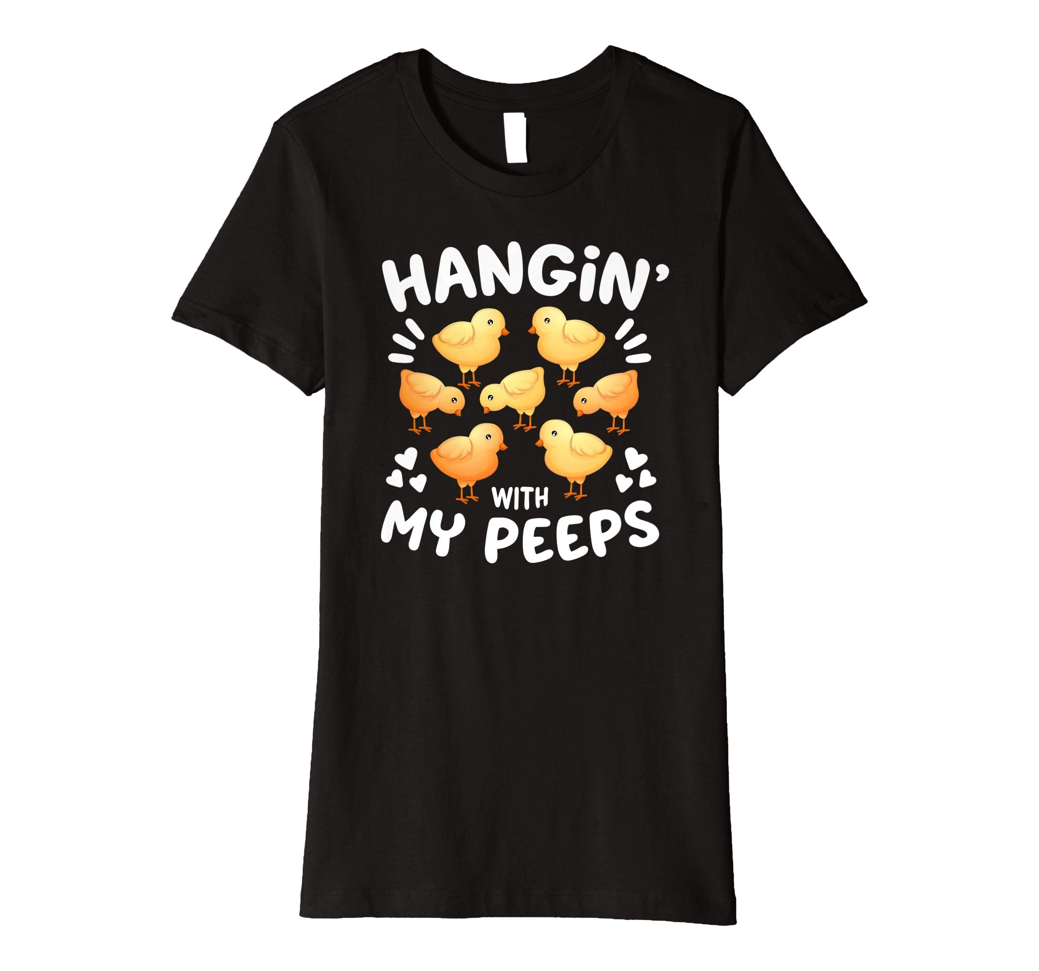 Hanging With My Peeps Happy Easter Kids Boys Girls T Shirt