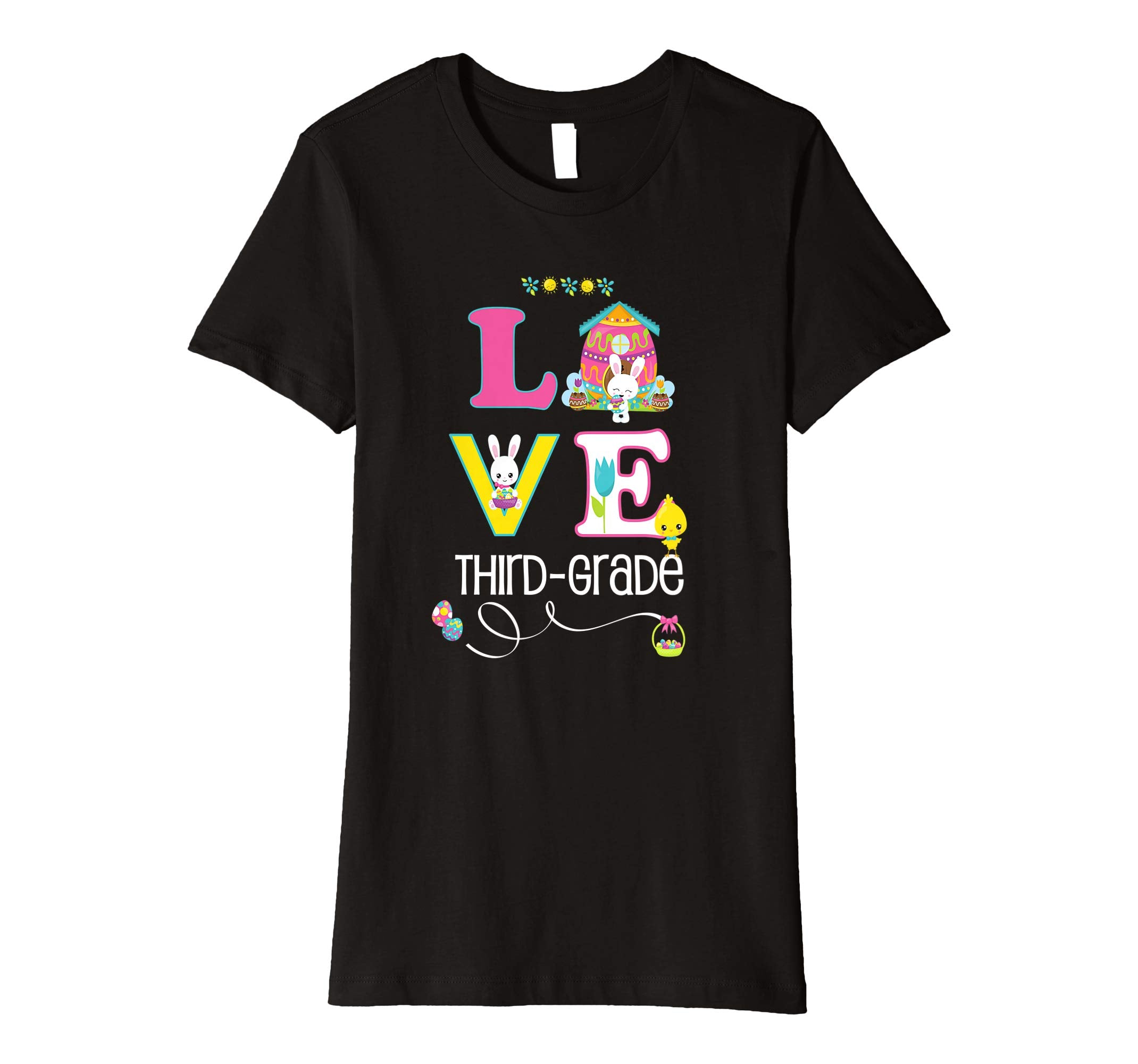 Third Grade Easter School Teacher &amp; Students Cute Love Shirt