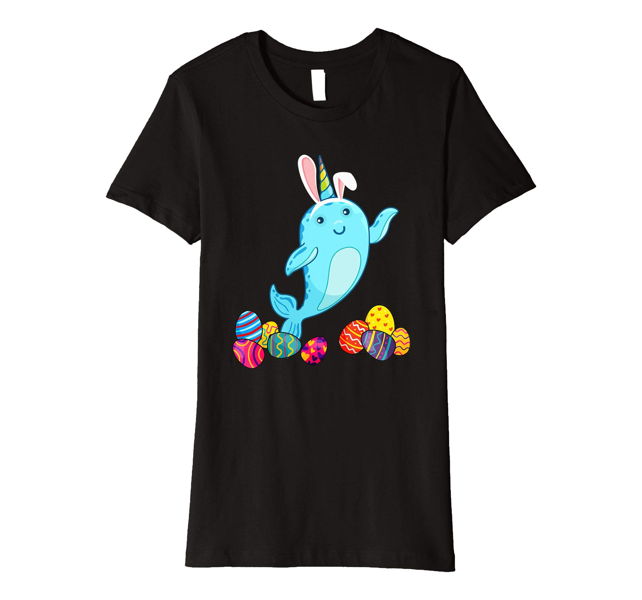 Narwhals Bunny Ear With Egg Easter Easter Day Shirt