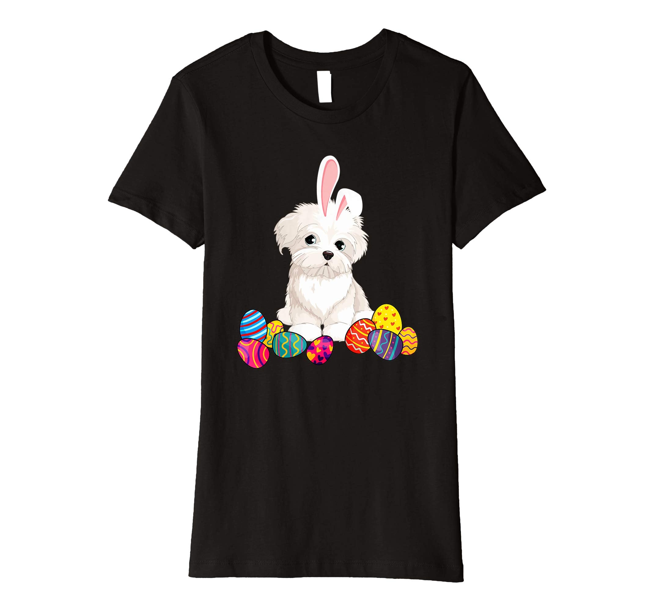 Maltese Bunny Ear With Egg Easter Easter Day Shirt