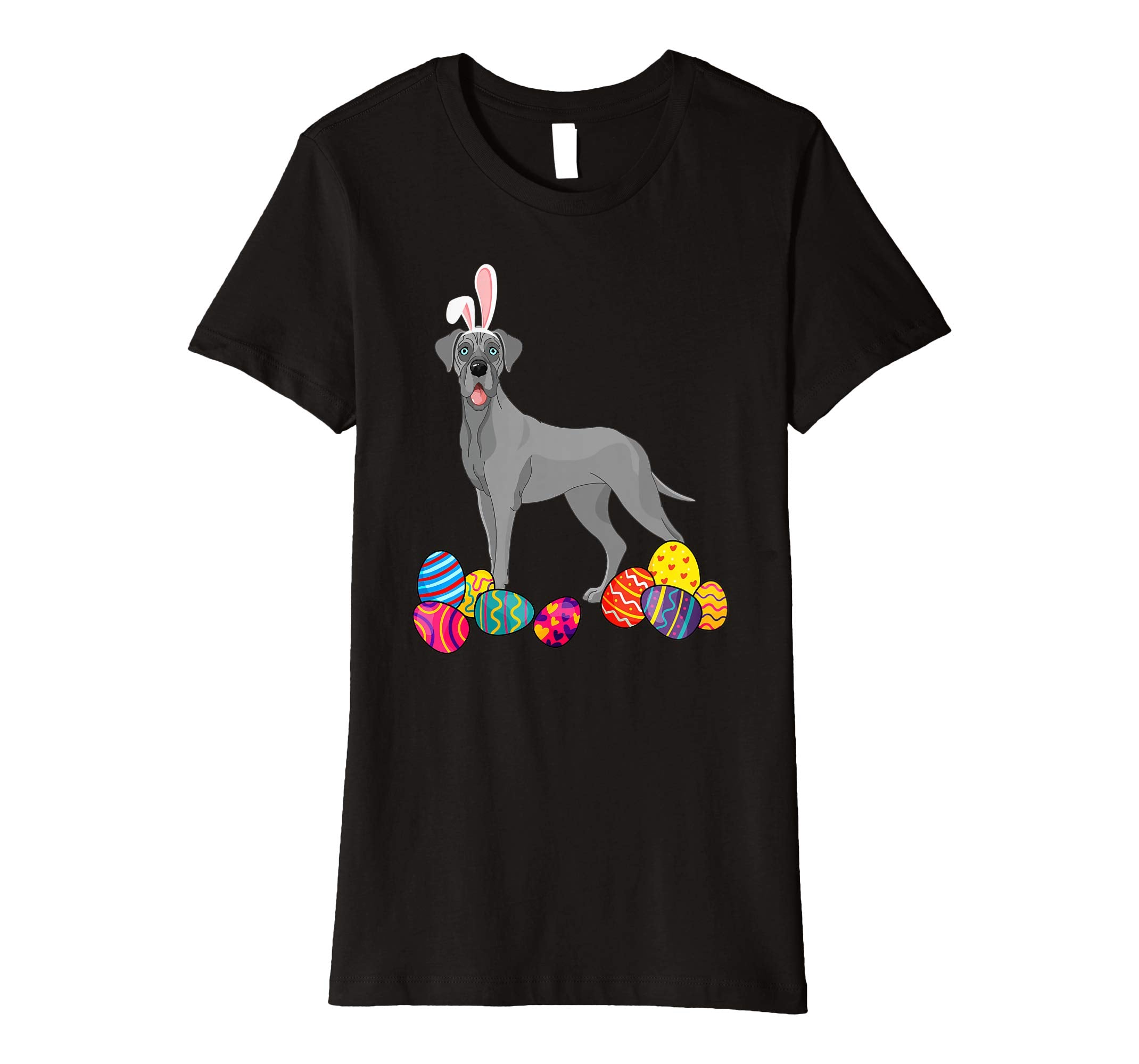 Great Dane Bunny Ear With Egg Easter Easter Day Shirt