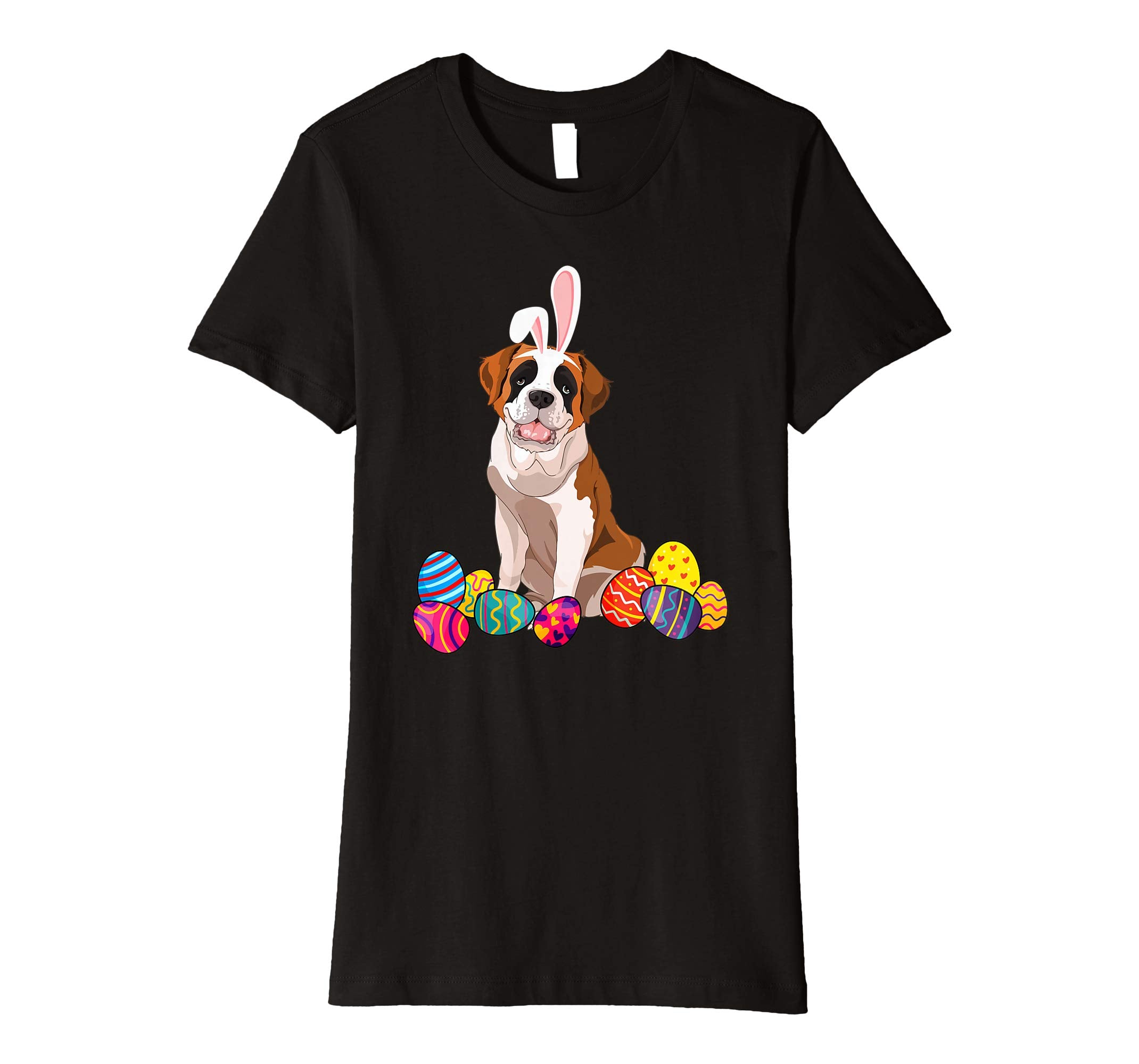 Saint Bernard Bunny Ear With Egg Easter Easter Day Shirt