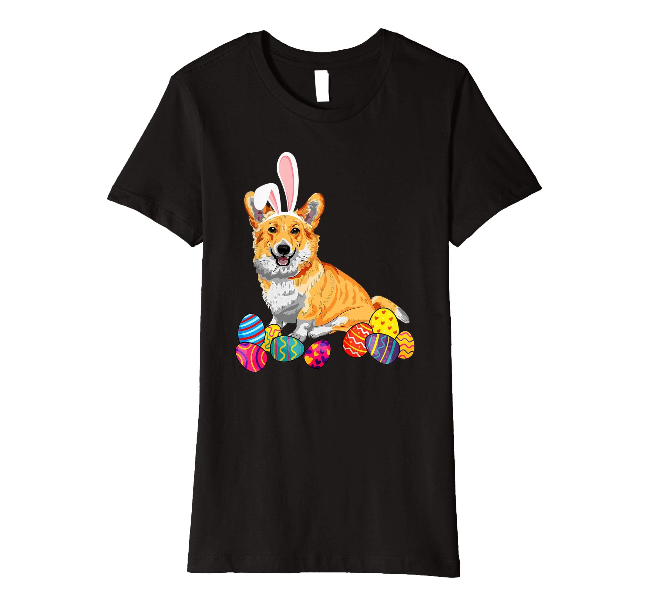 Corgi Bunny Ear With Egg Easter Easter Day Shirt