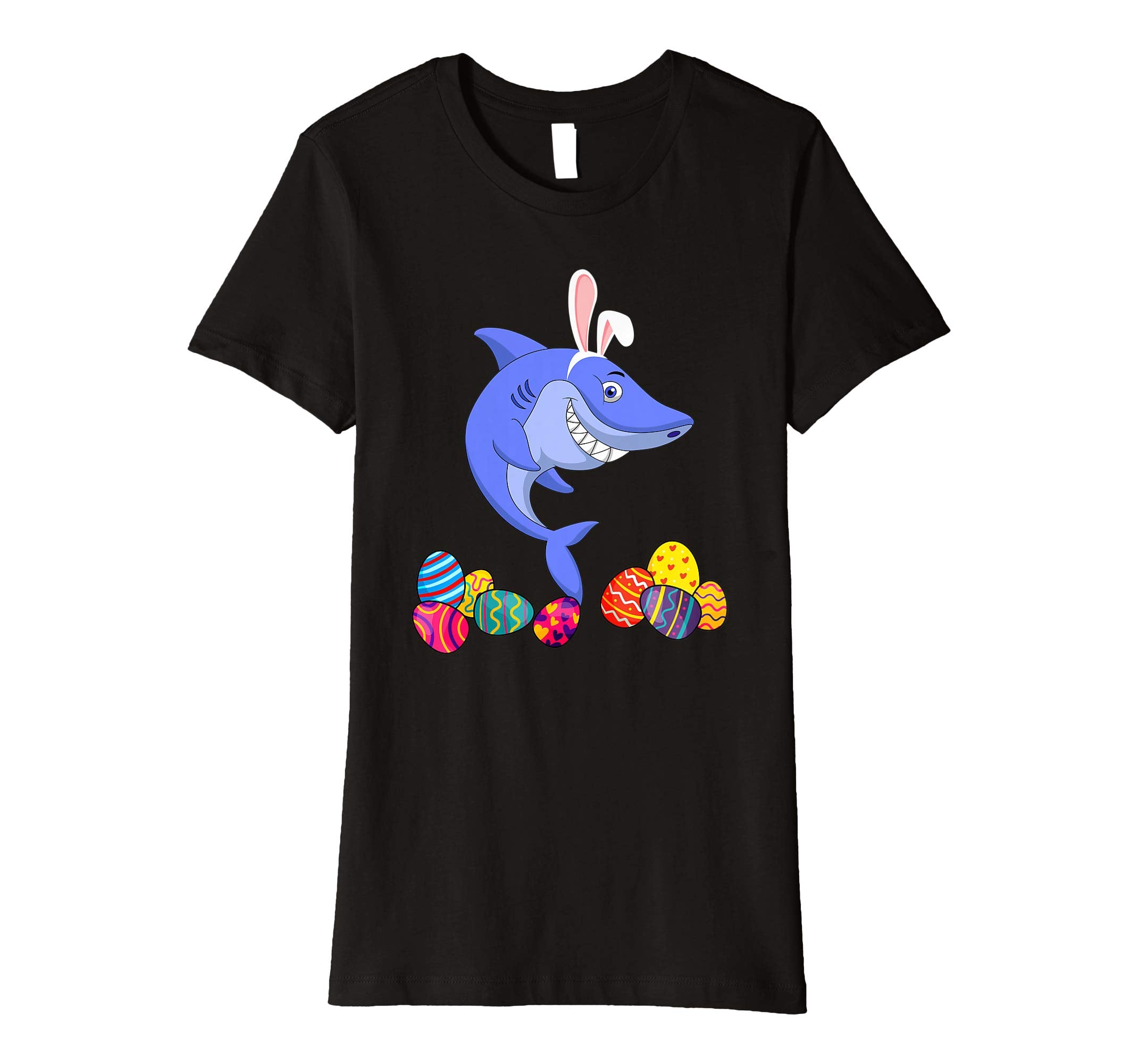 Shark Bunny Ear With Egg Easter Easter Day Shirt