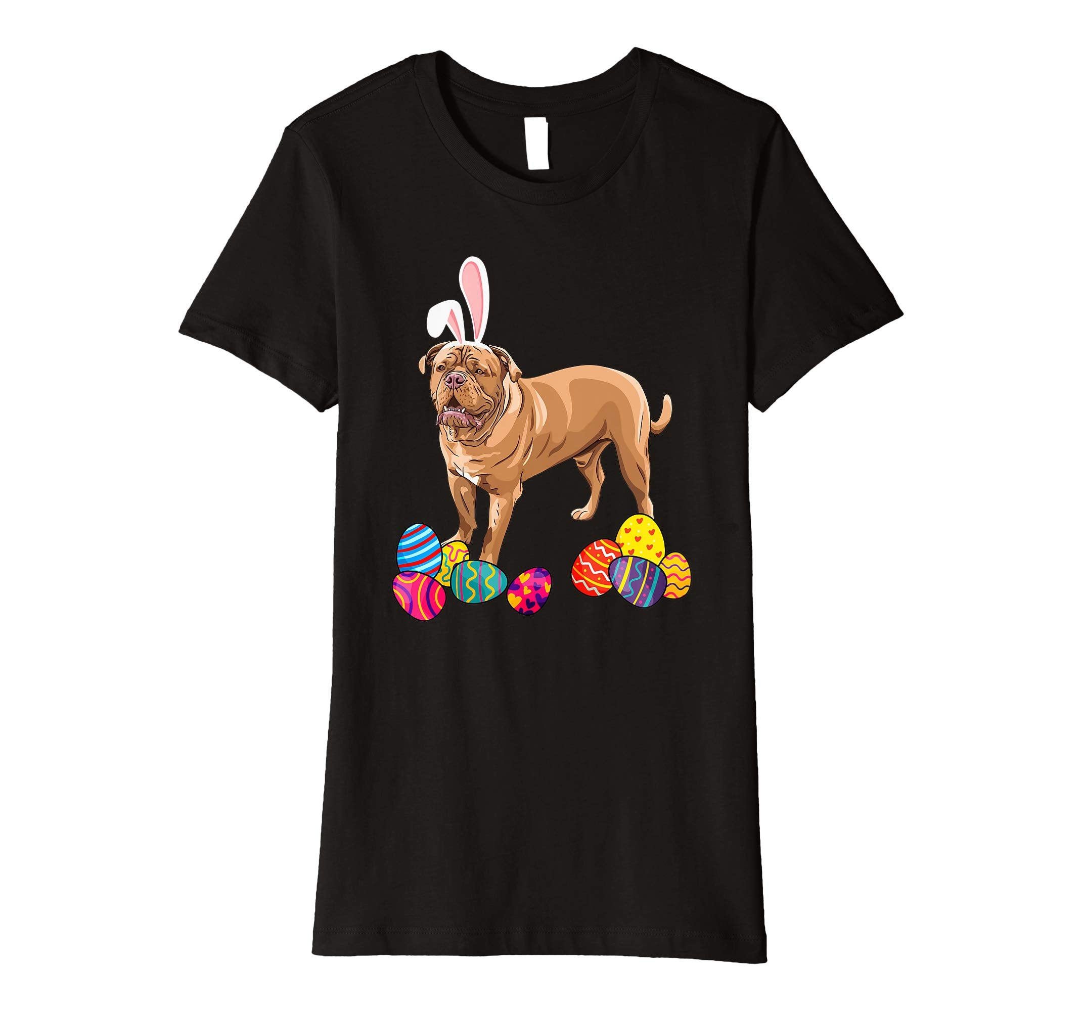 French Mastiff Bunny Ear With Egg Easter Easter Day Shirt