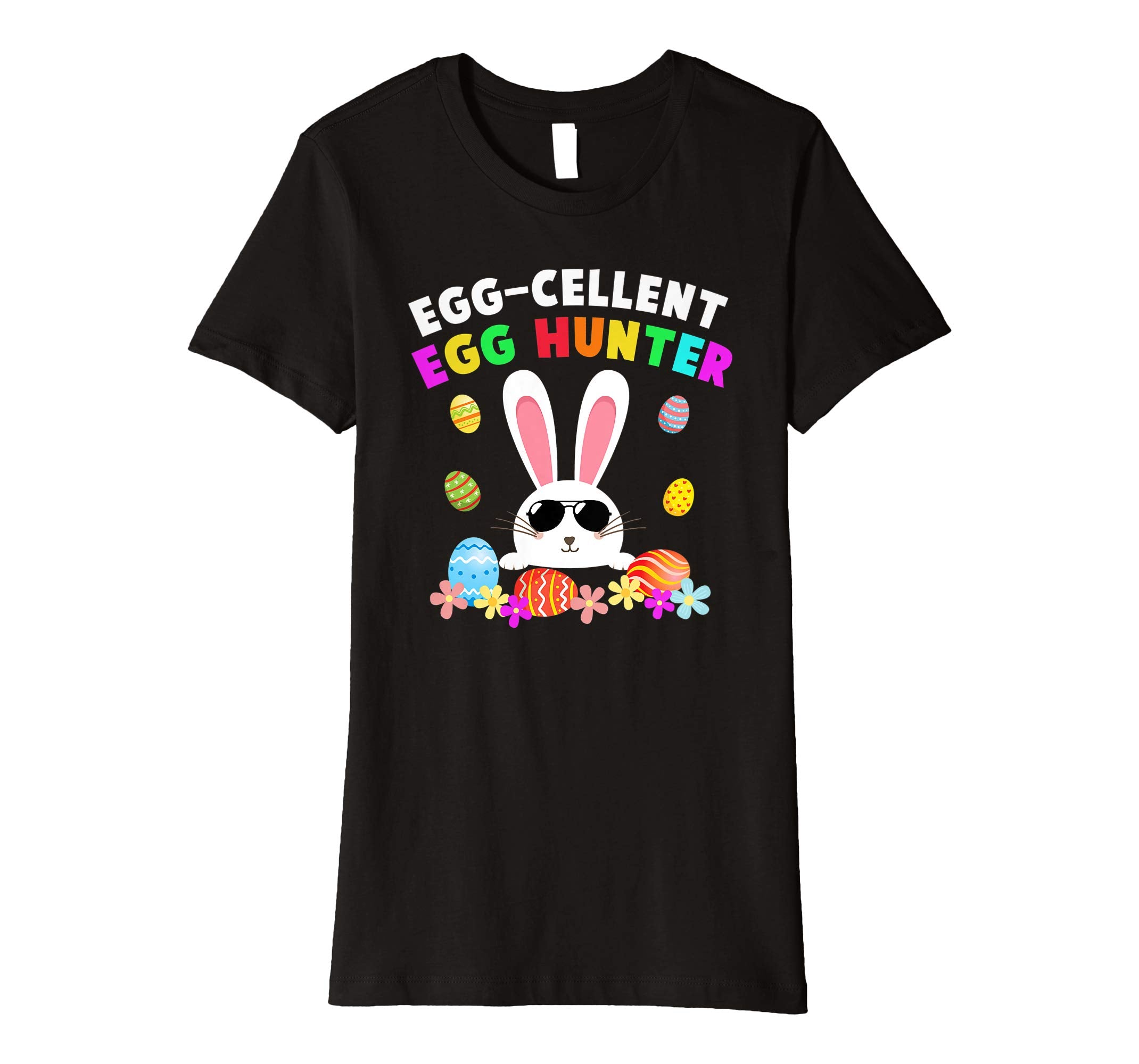 Egg-cellent Egg Hunter Easter T-Shirt Boys Girls Bunny Gift