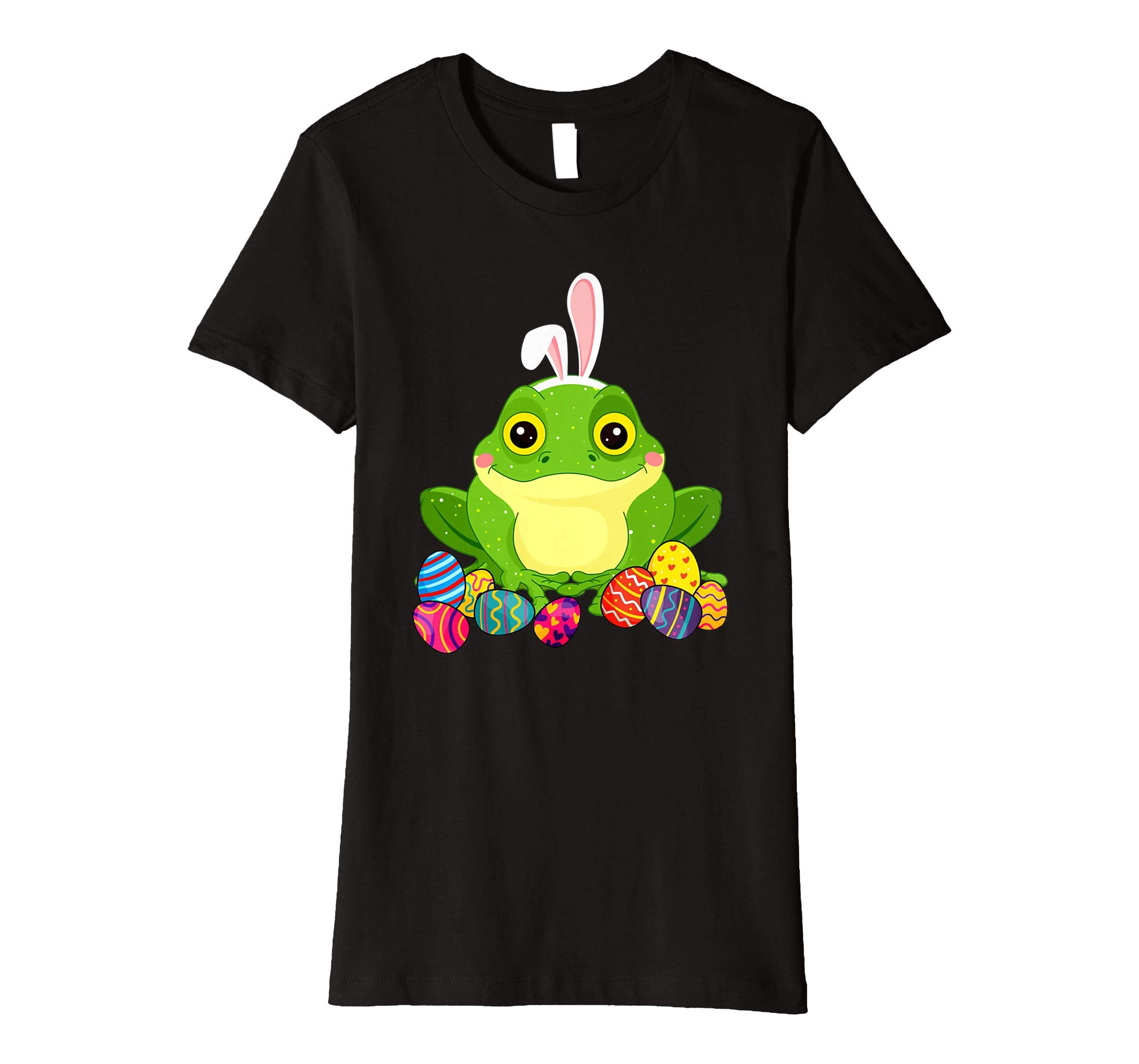 Frog Bunny Ear With Egg Easter Easter Day Shirt