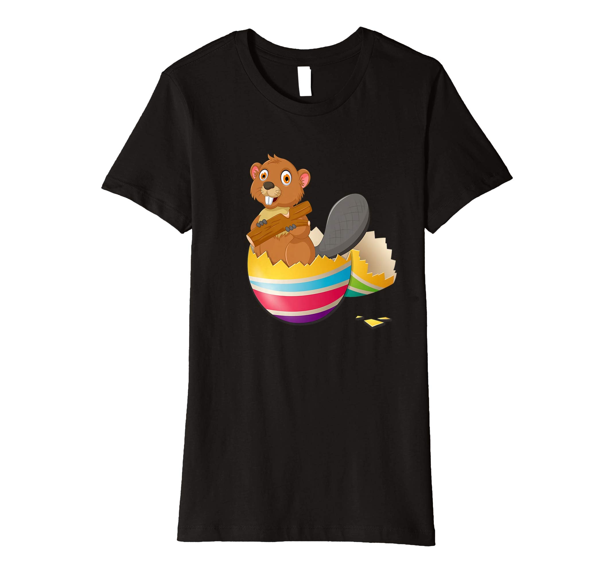 Baby Beaver Hatching From Easter Egg Easter Day Shirt