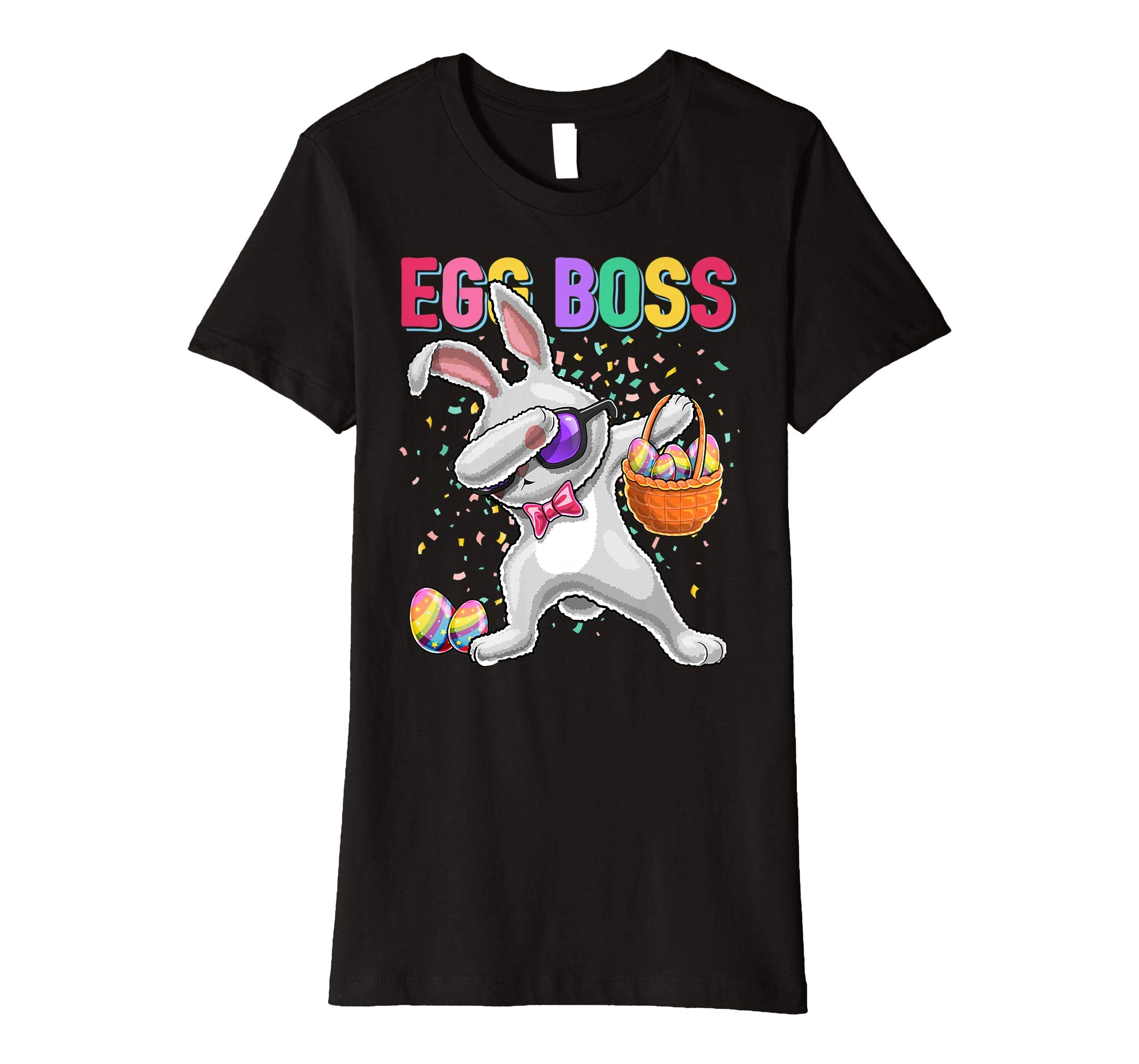 Egg Boss Dabbing Easter Bunny Shirt Easter Day Egg Gift Kids