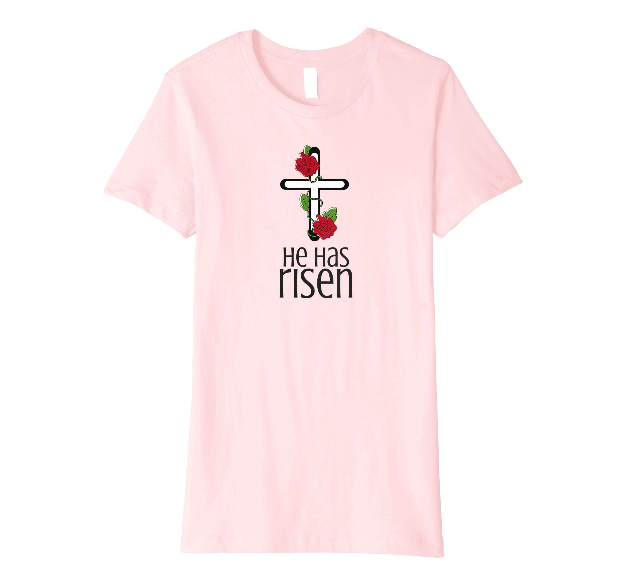 He Has Risen Cross Easter Christian Religious T-shirt