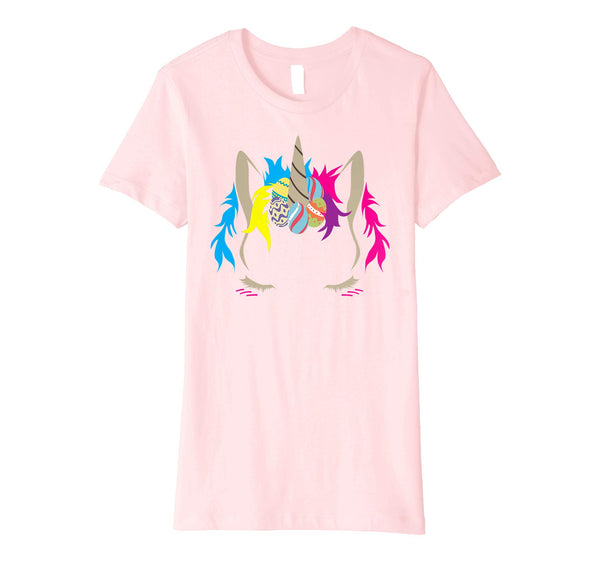 Cool Unicorn With Easter Eggs On Horn Outfit Shirt Gift