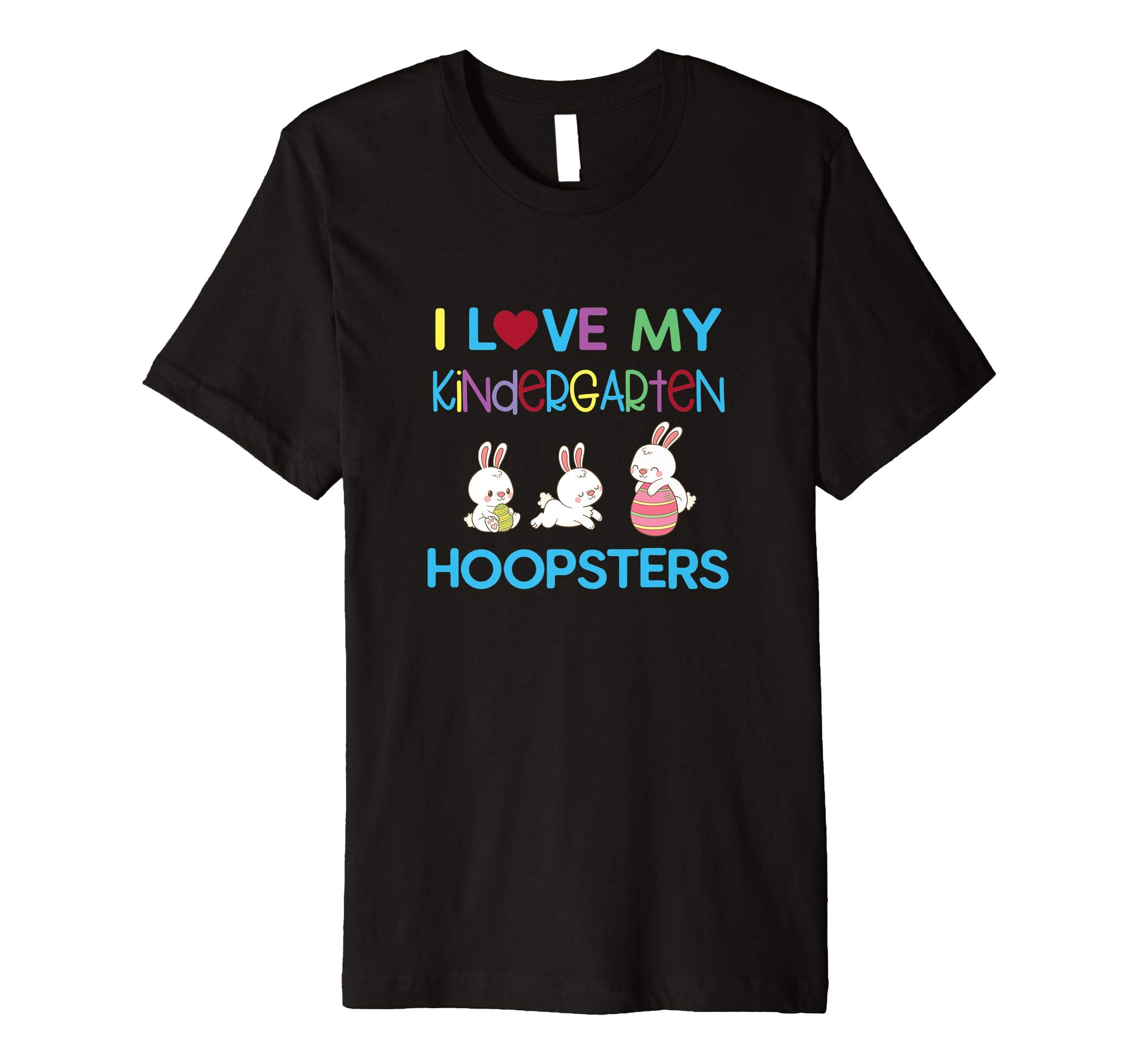 I Love My Kindergarten Hopsters Cool Easter Kids Shirt