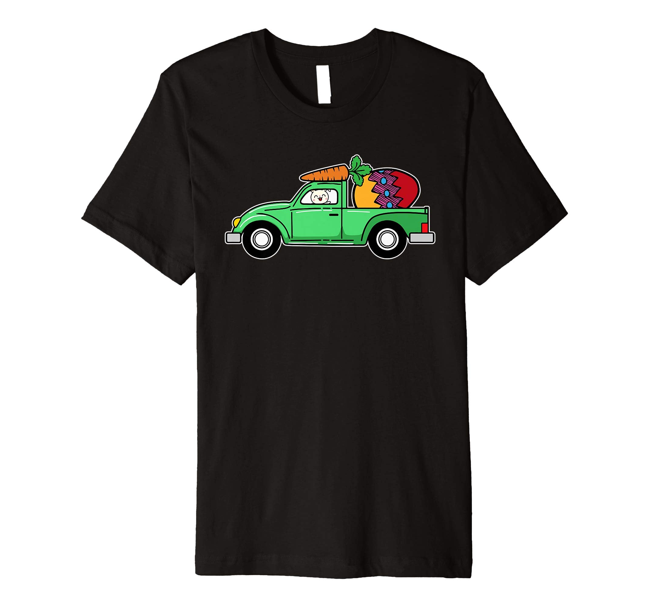 Easter Egg Carrot In A Pick Up Truck T Shirt Easter Bunny