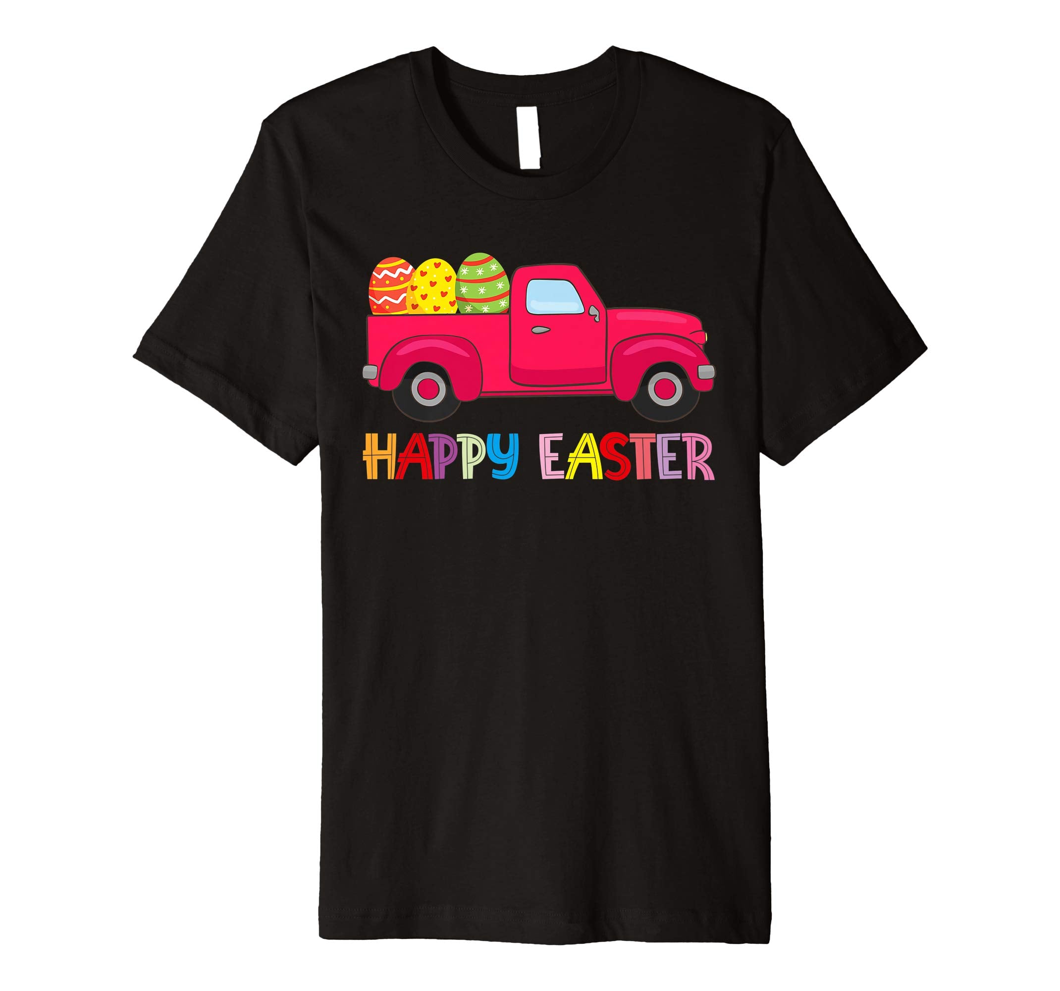 Happy Easter Truck Egg Hunt Is On Kids Boys Girls Shirt Gift