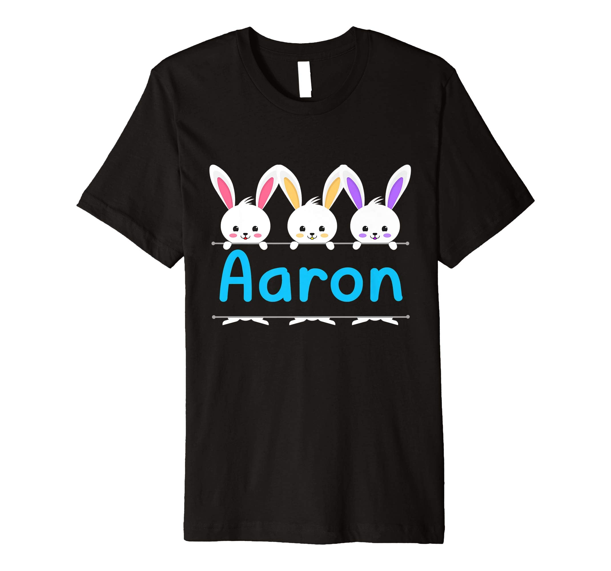 Easter day t-shirt super cute 3 Aaron Rabbits