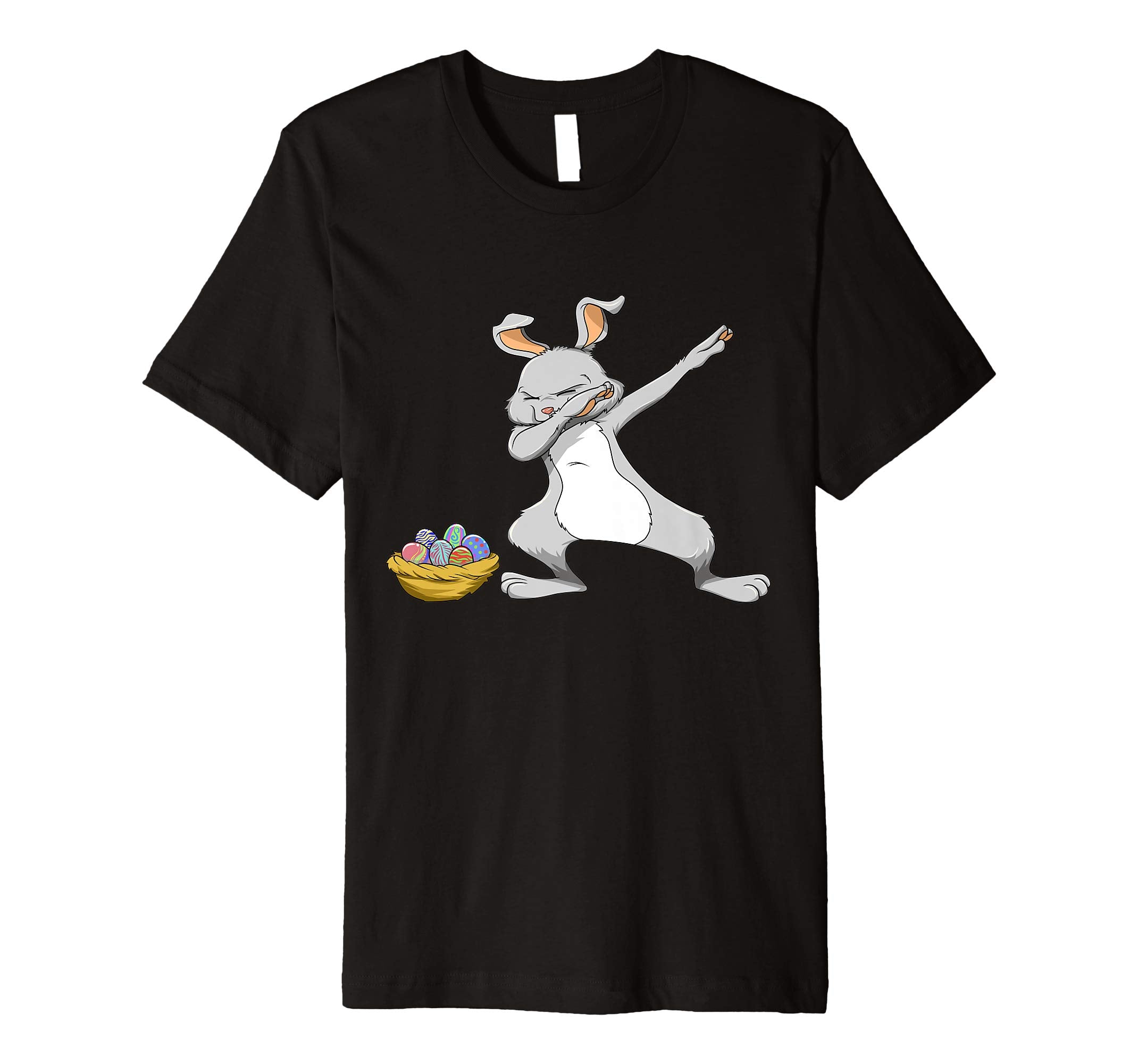 Easter Bunny T-Shirt Illustration Dabbing Gift