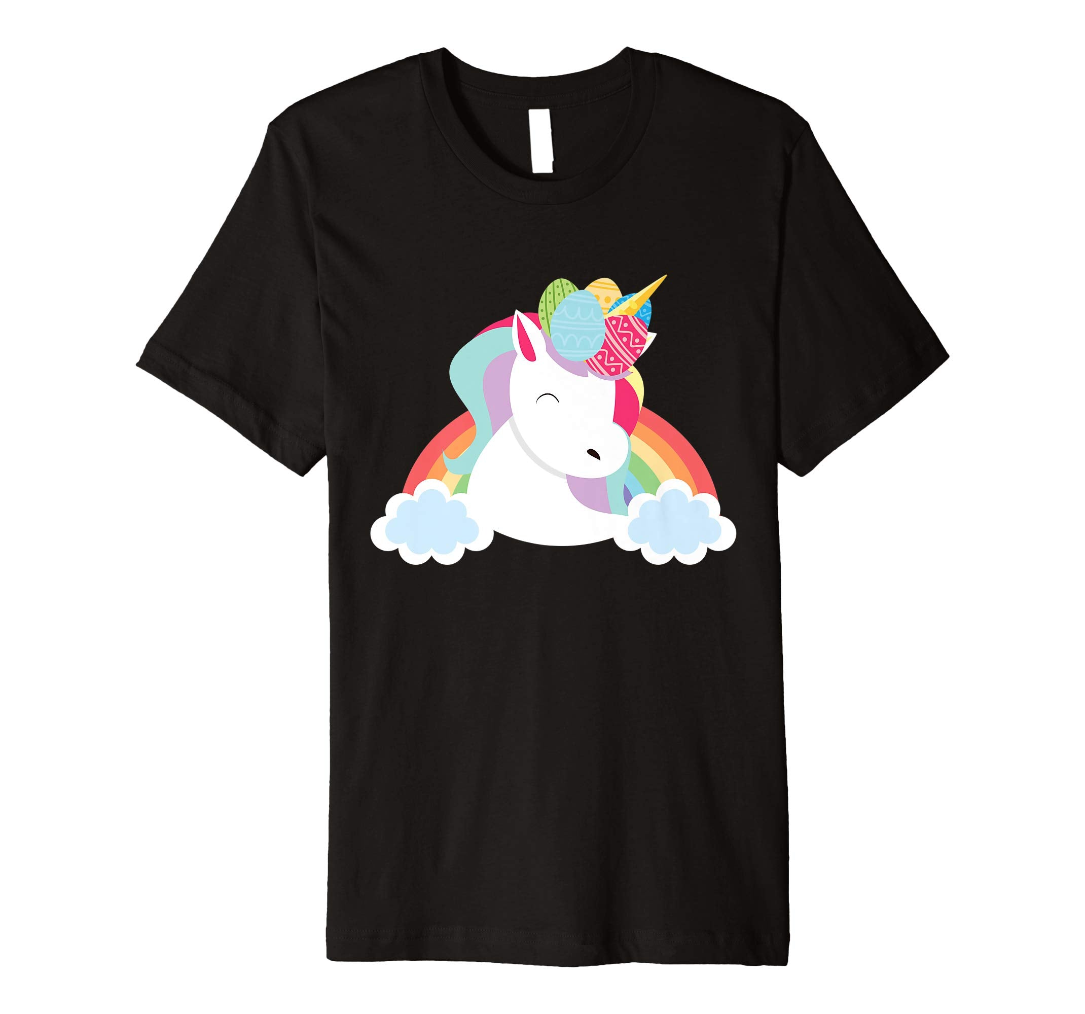 Cool Unicorn With Easter Eggs On Horn Outfit Shirt Gift