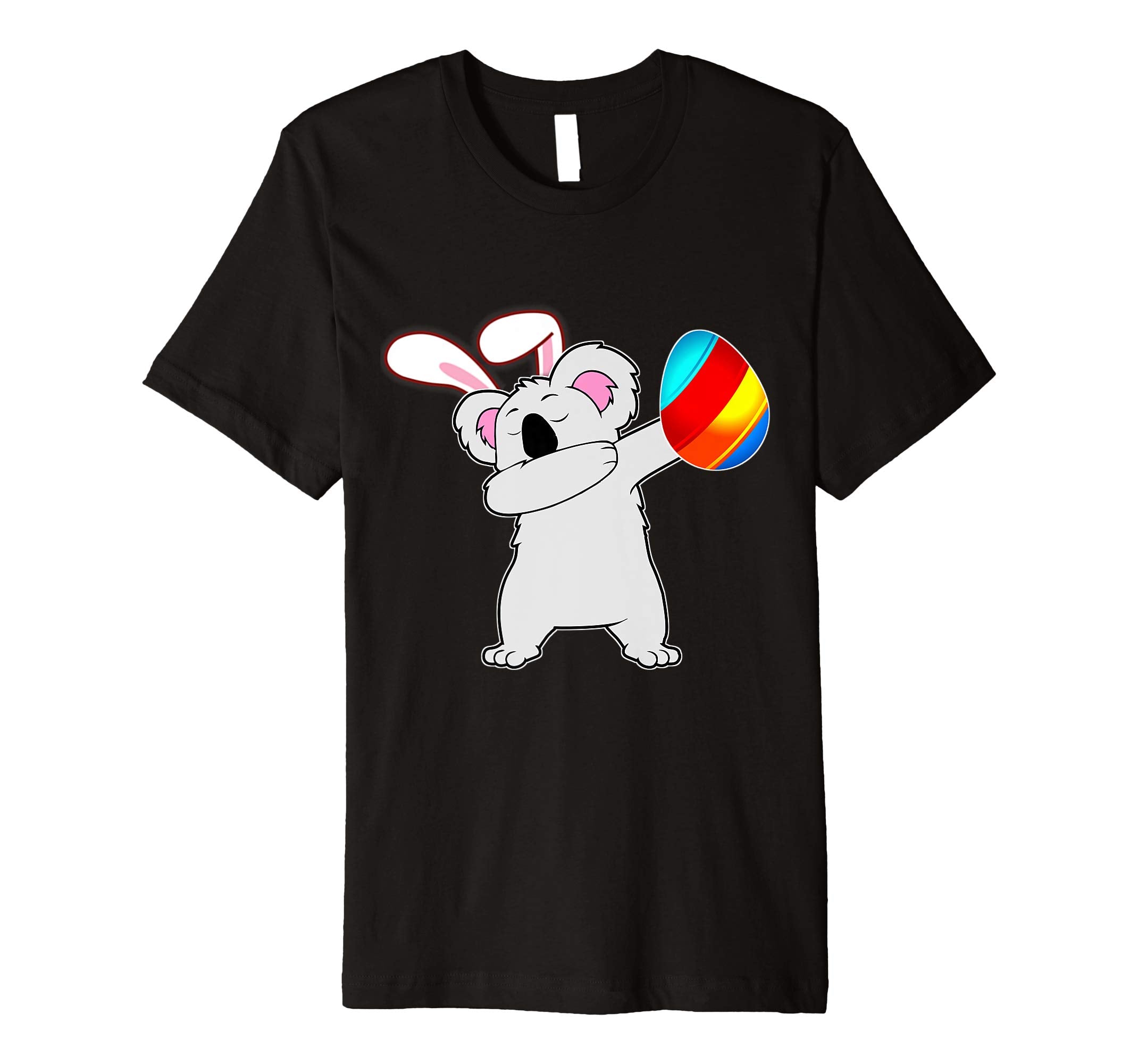 Easter Bunny Dabbing Koala Bear Tshirt Egg Ears Animal Gift