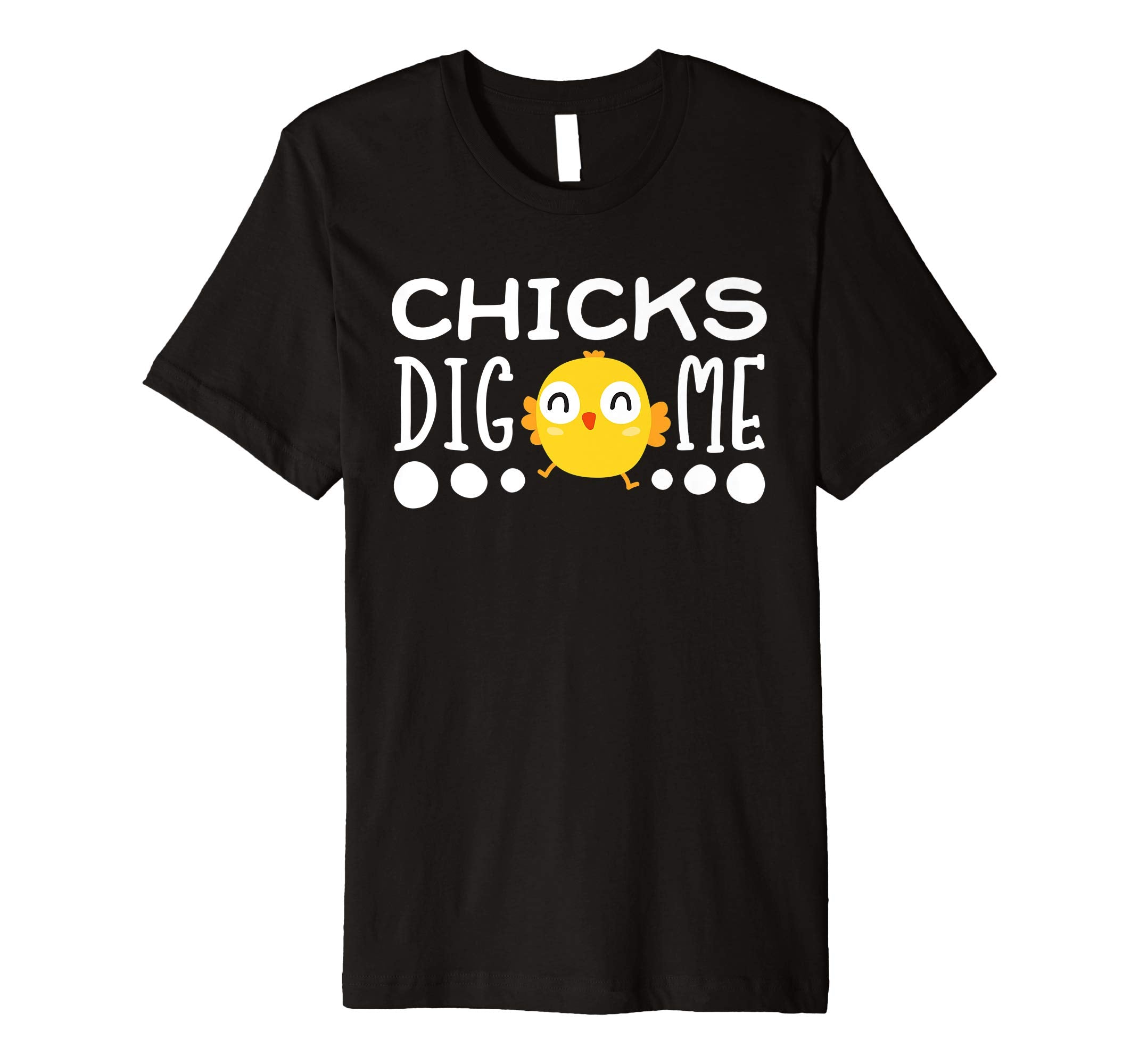 Chicks Dig Me Egg Hunt Happy Easter Kids Boys Girls T Shirt