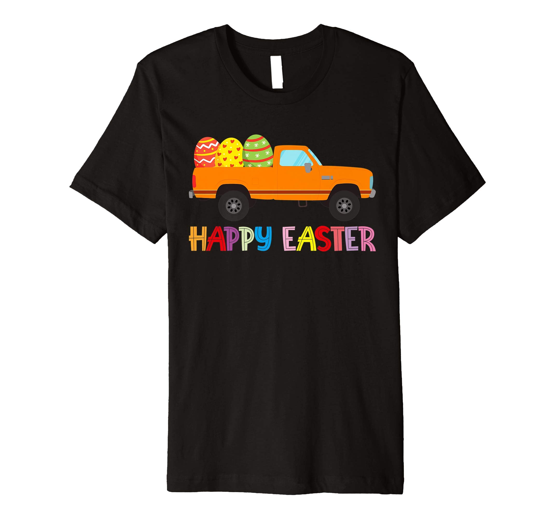Happy Easter Truck Egg Hunt Is On Kids Boys Girls Shirt Gift