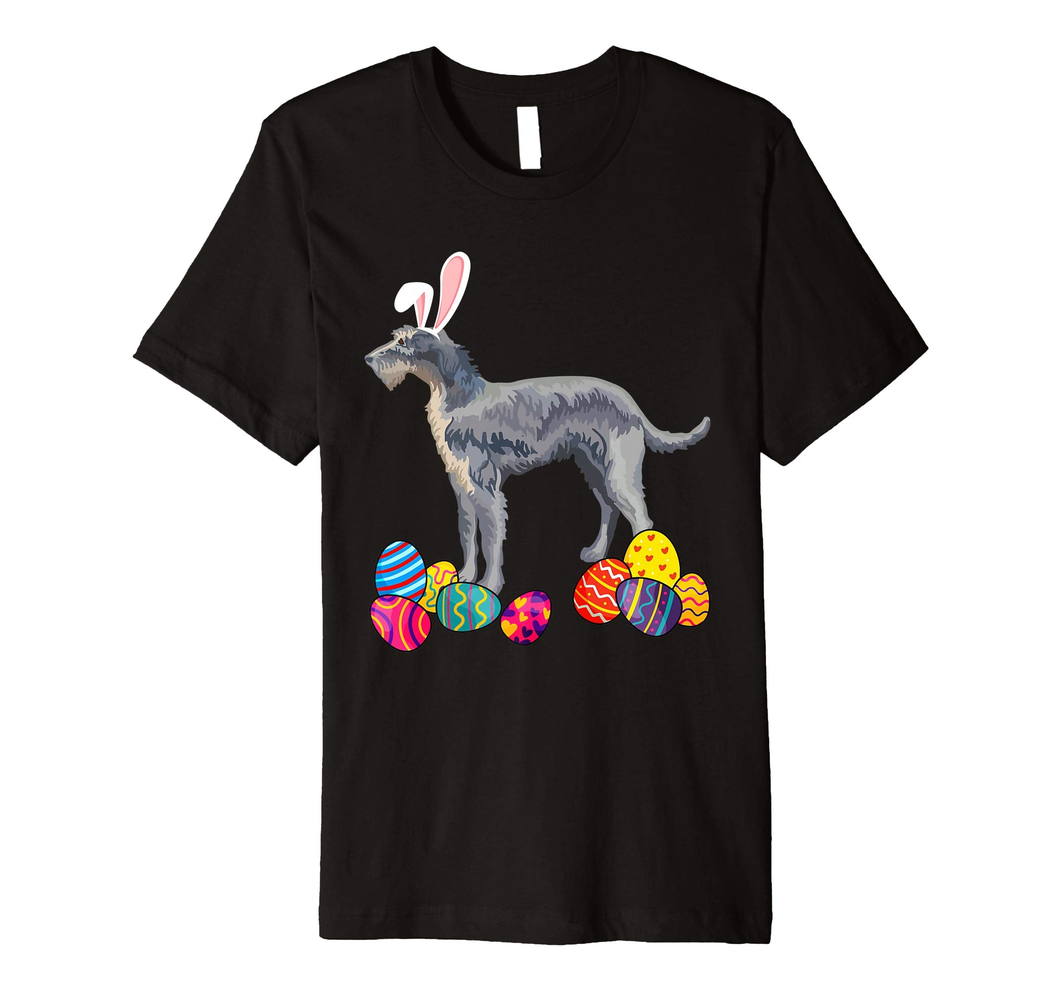 Irish Wolfhound Bunny Ear With Egg Easter Easter Day Shirt