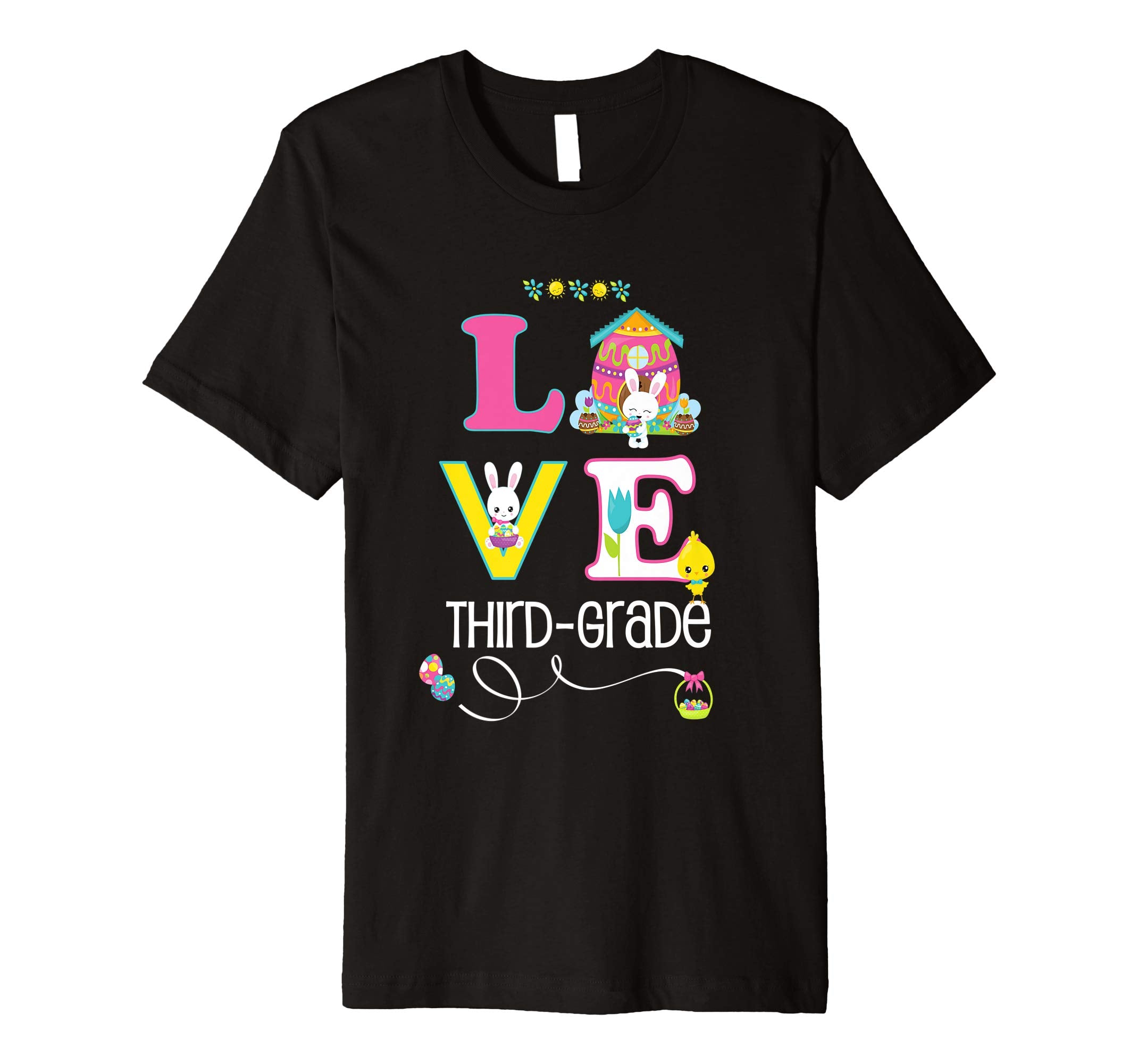 Third Grade Easter School Teacher &amp; Students Cute Love Shirt