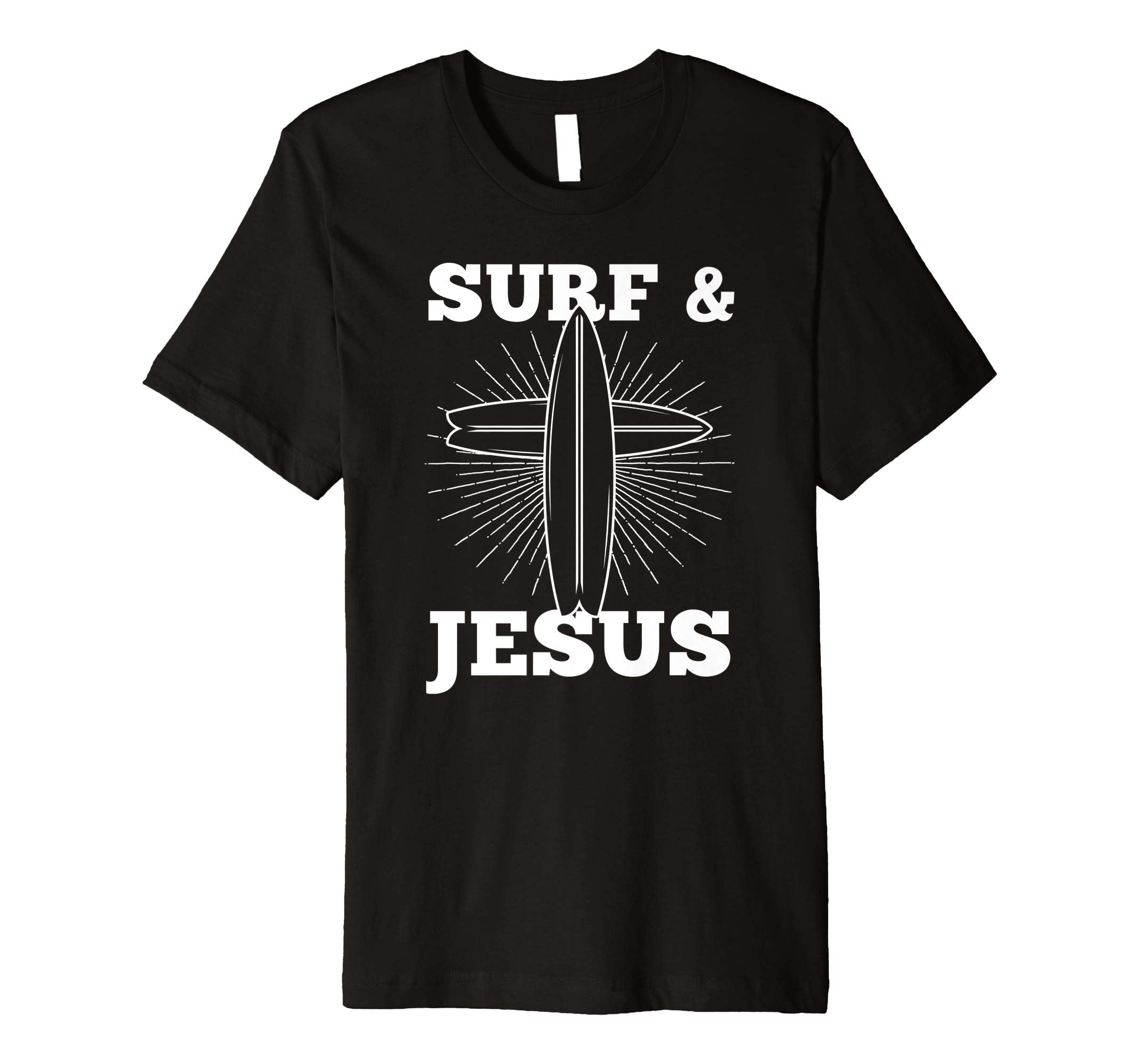 Surf And Jesus Christian Easter Bible Verse Gift T-Shirt