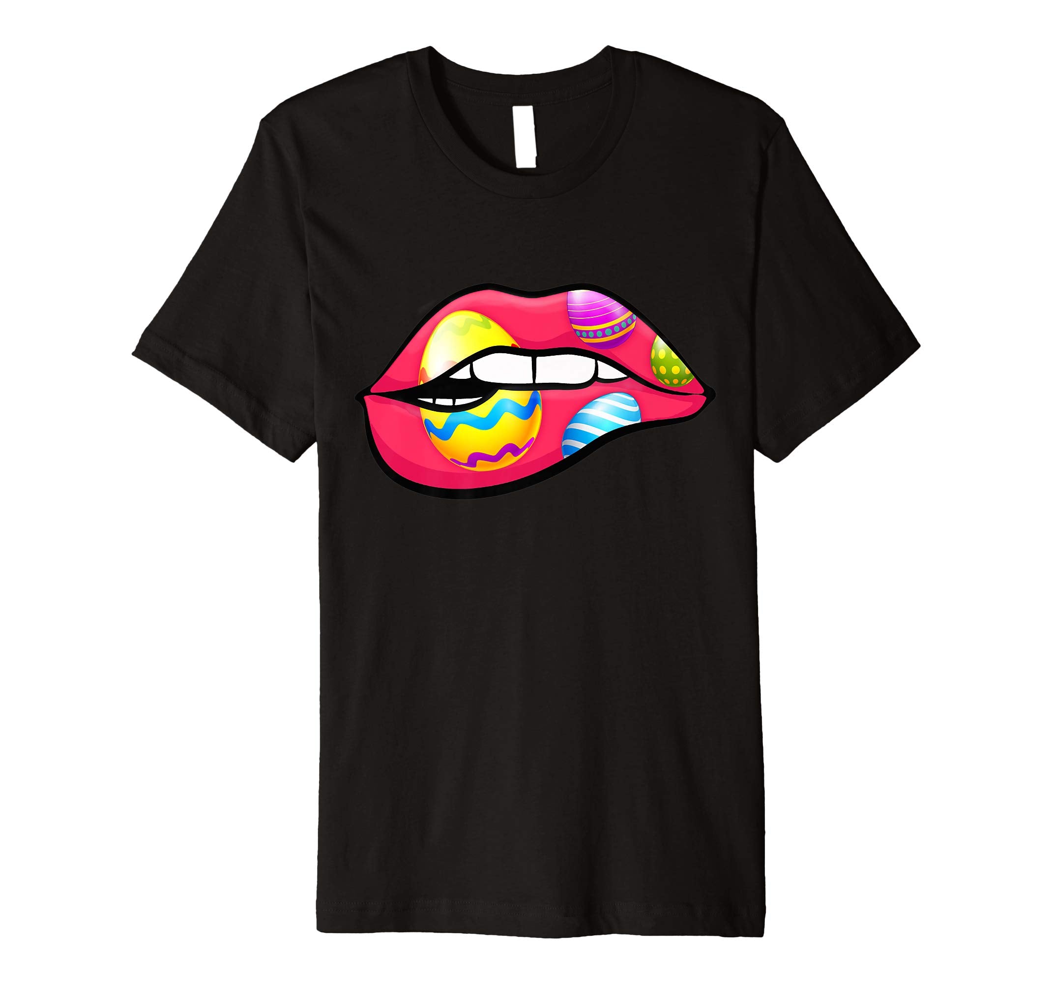 Funny Easter Day Jewish Kiss Lips Shirt Girls Women