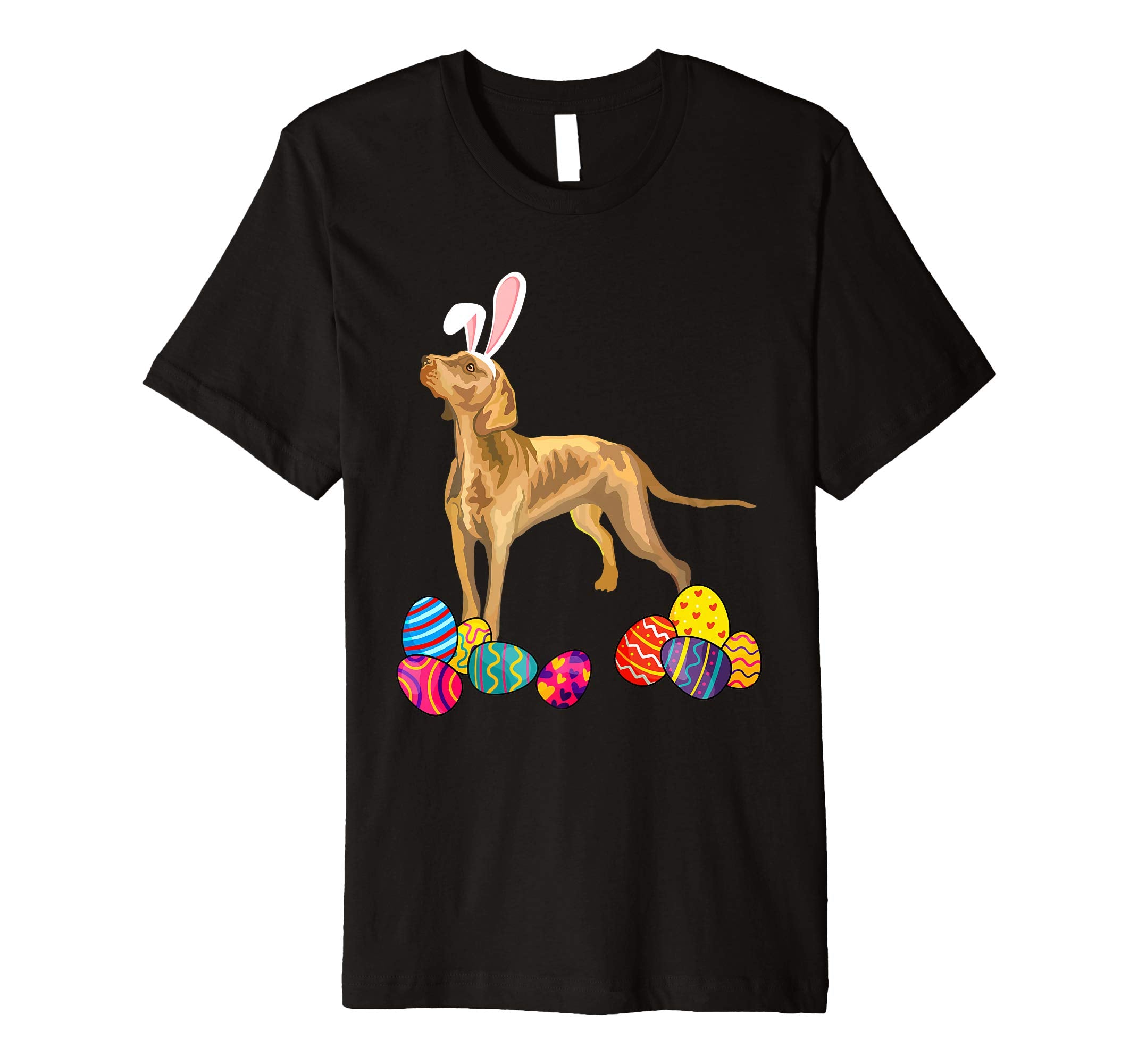 Weimaraner Bunny Ear With Egg Easter Easter Day Shirt