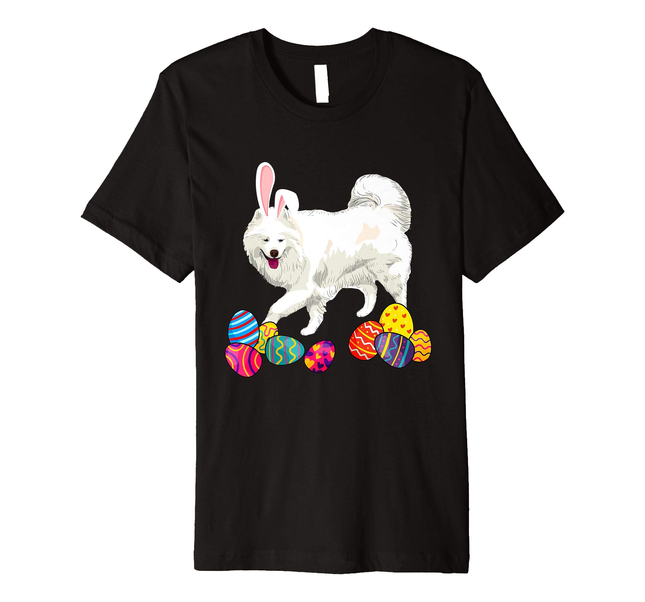 Samoyed Bunny Ear With Egg Easter Easter Day Shirt