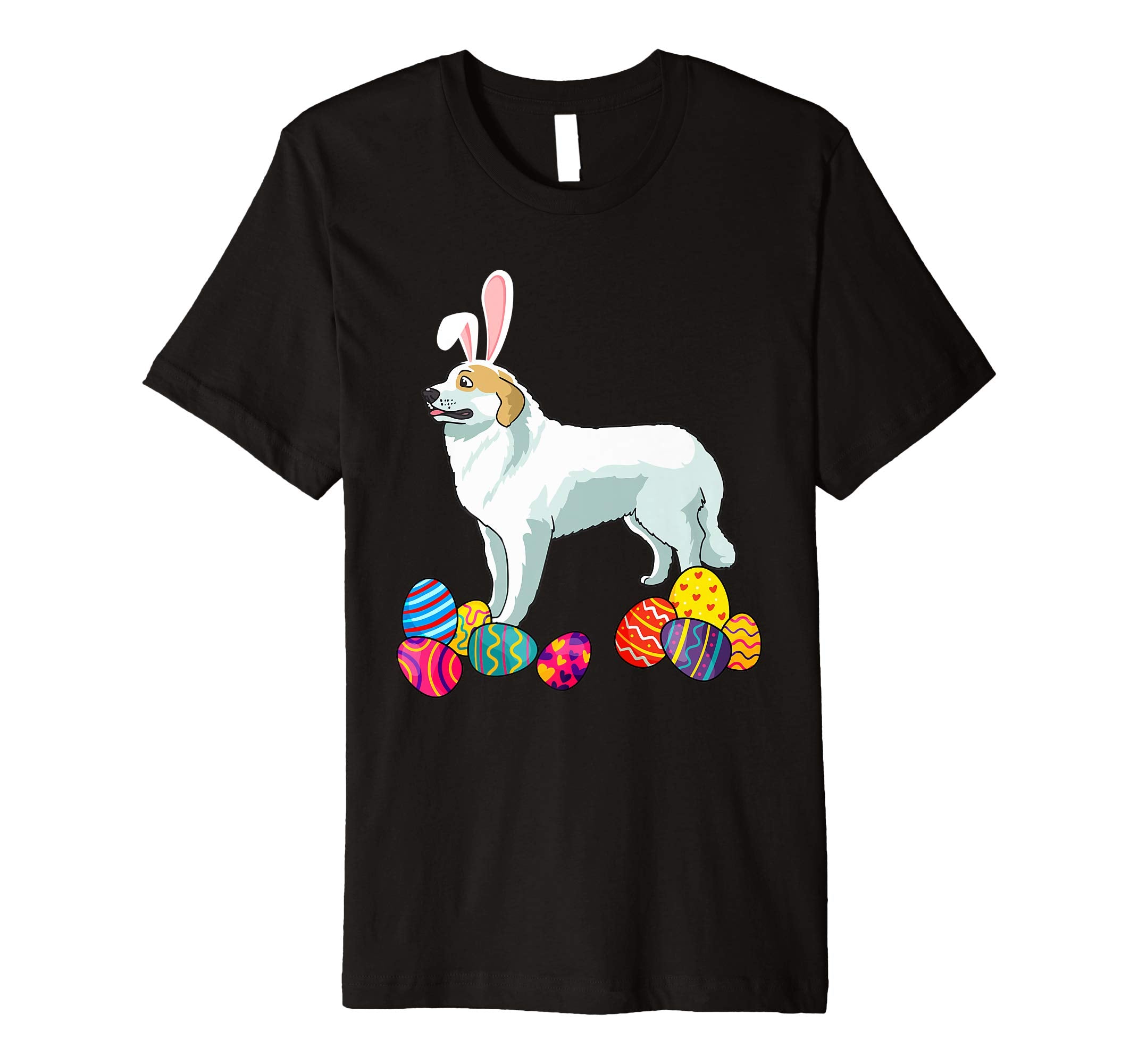 Great Pyrenees Bunny Ear With Egg Easter Easter Day Shirt
