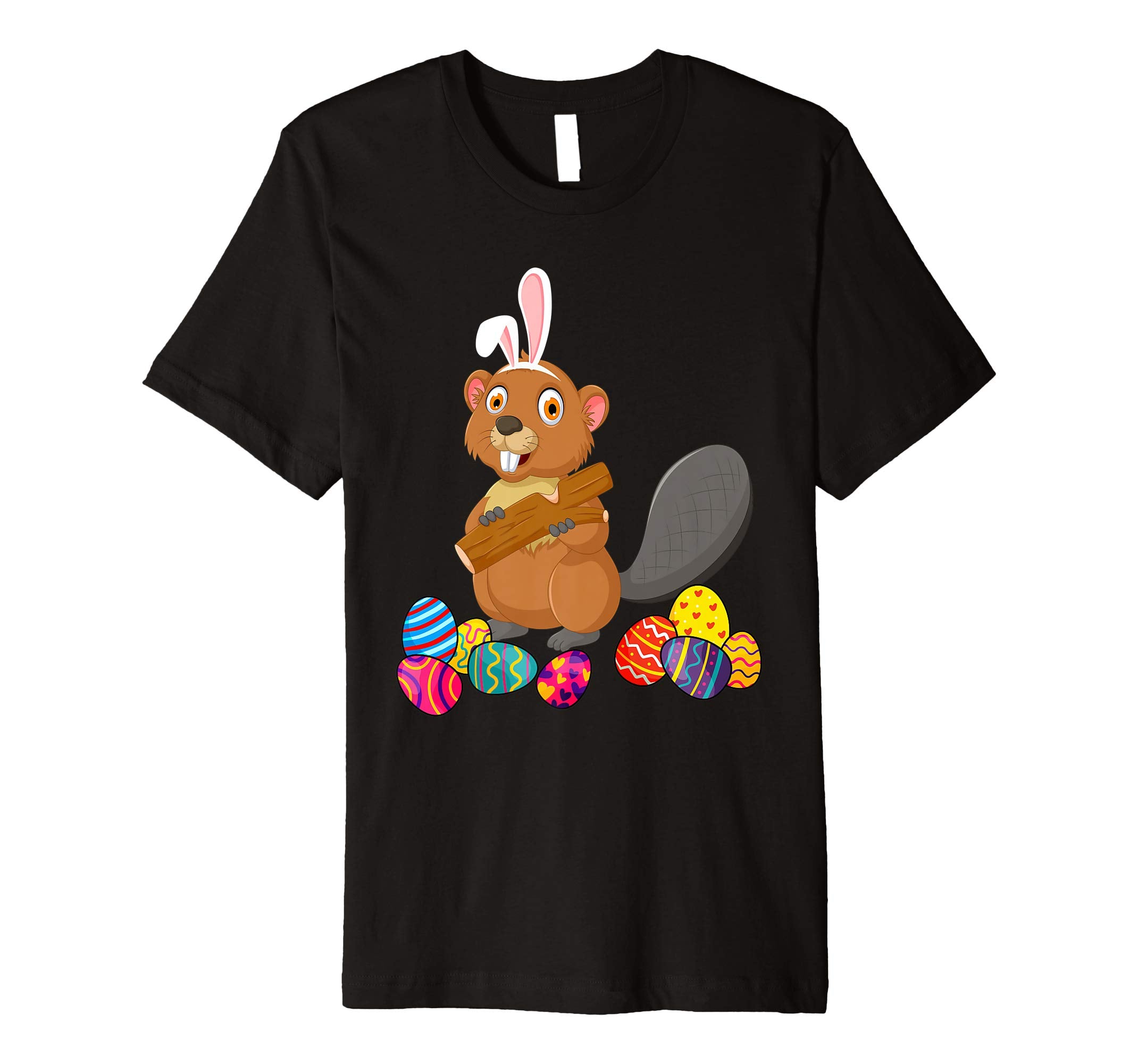 Beaver Bunny Ear With Egg Easter Easter Day Shirt