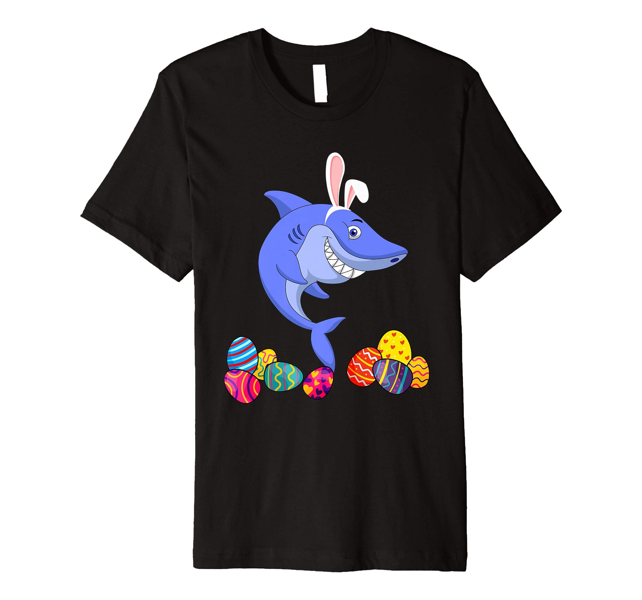 Shark Bunny Ear With Egg Easter Easter Day Shirt